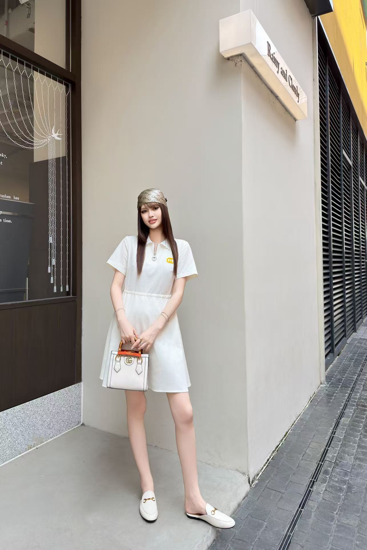 GUCCI 襟付きジップアップワンピース【50％割引+送料無料】