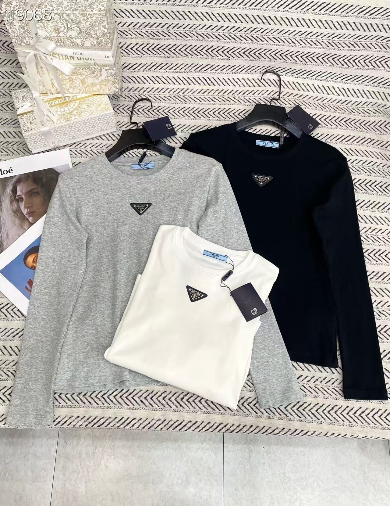 PR4DA トライアングルロゴ長袖Tシャツ【50％割引+送料無料】