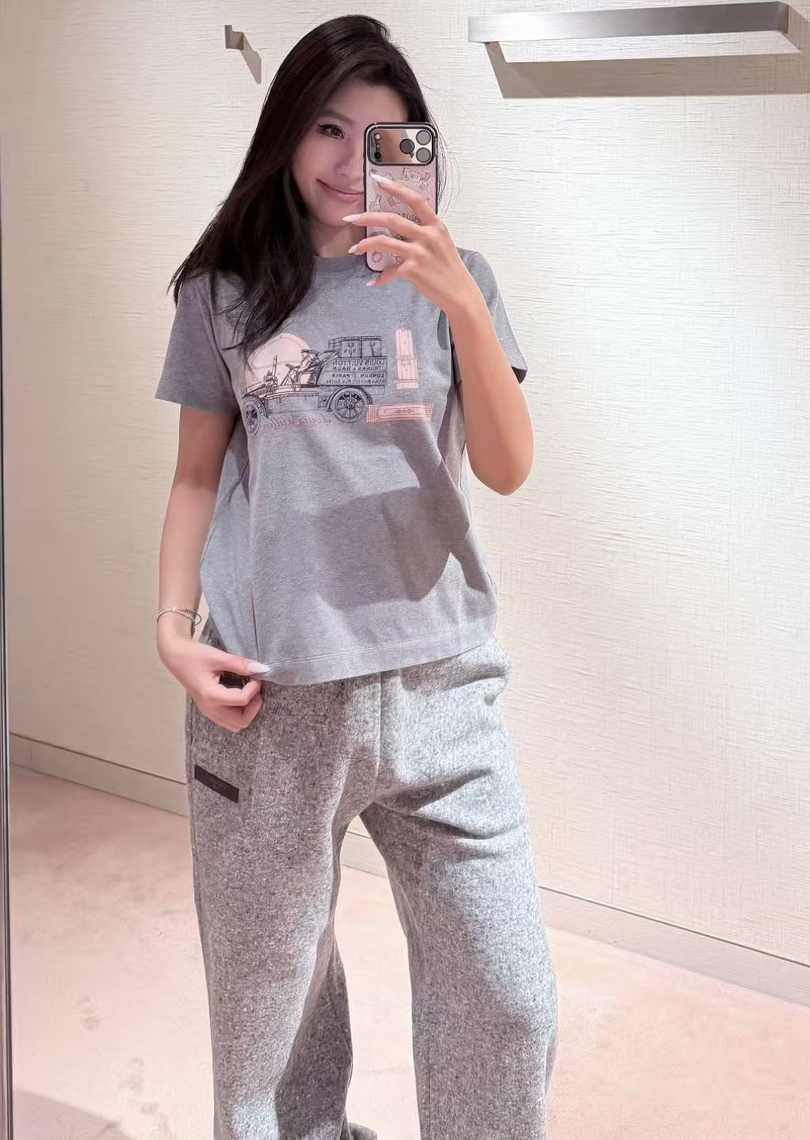 LV カーロゴTシャツ【50％割引+送料無料】