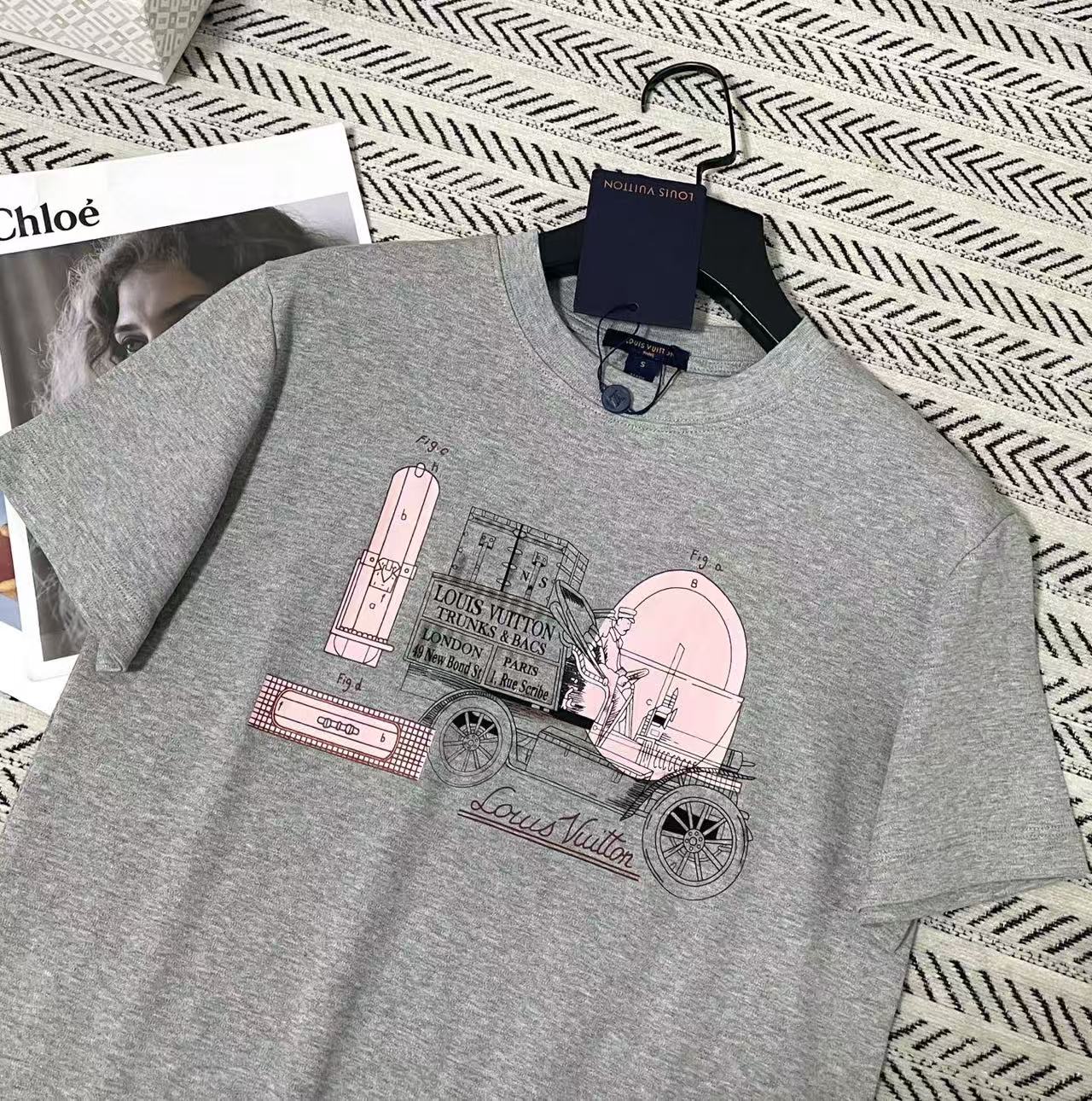 LV カーロゴTシャツ【50％割引+送料無料】