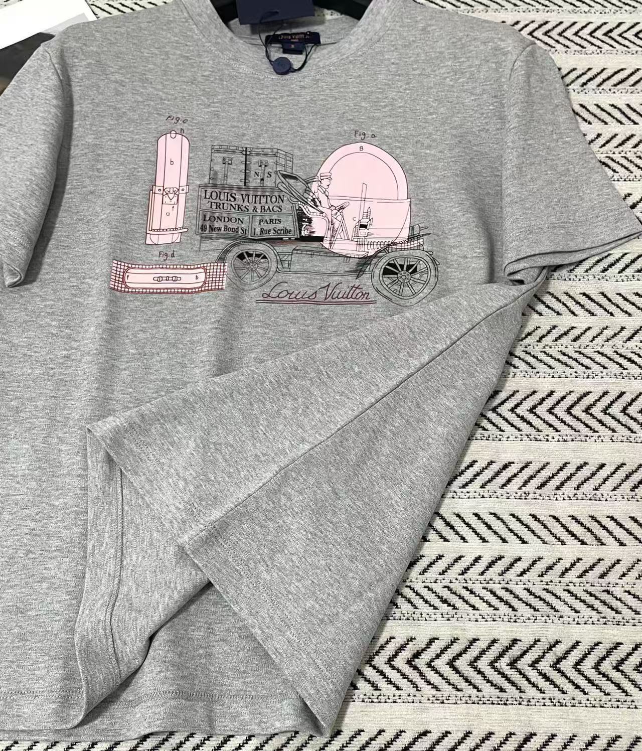 LV カーロゴTシャツ【50％割引+送料無料】