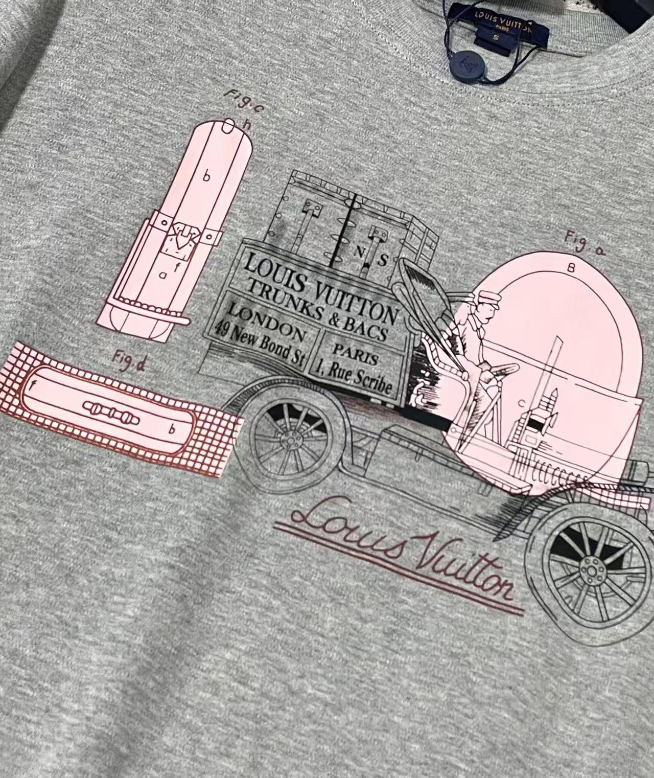LV カーロゴTシャツ【50％割引+送料無料】