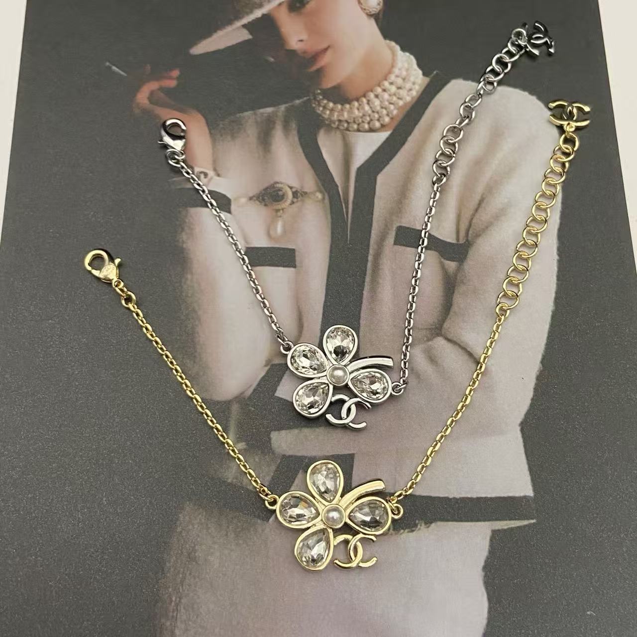 CHANEL ダブルC ダイヤモンドブレスレット【50％割引+送料無料】