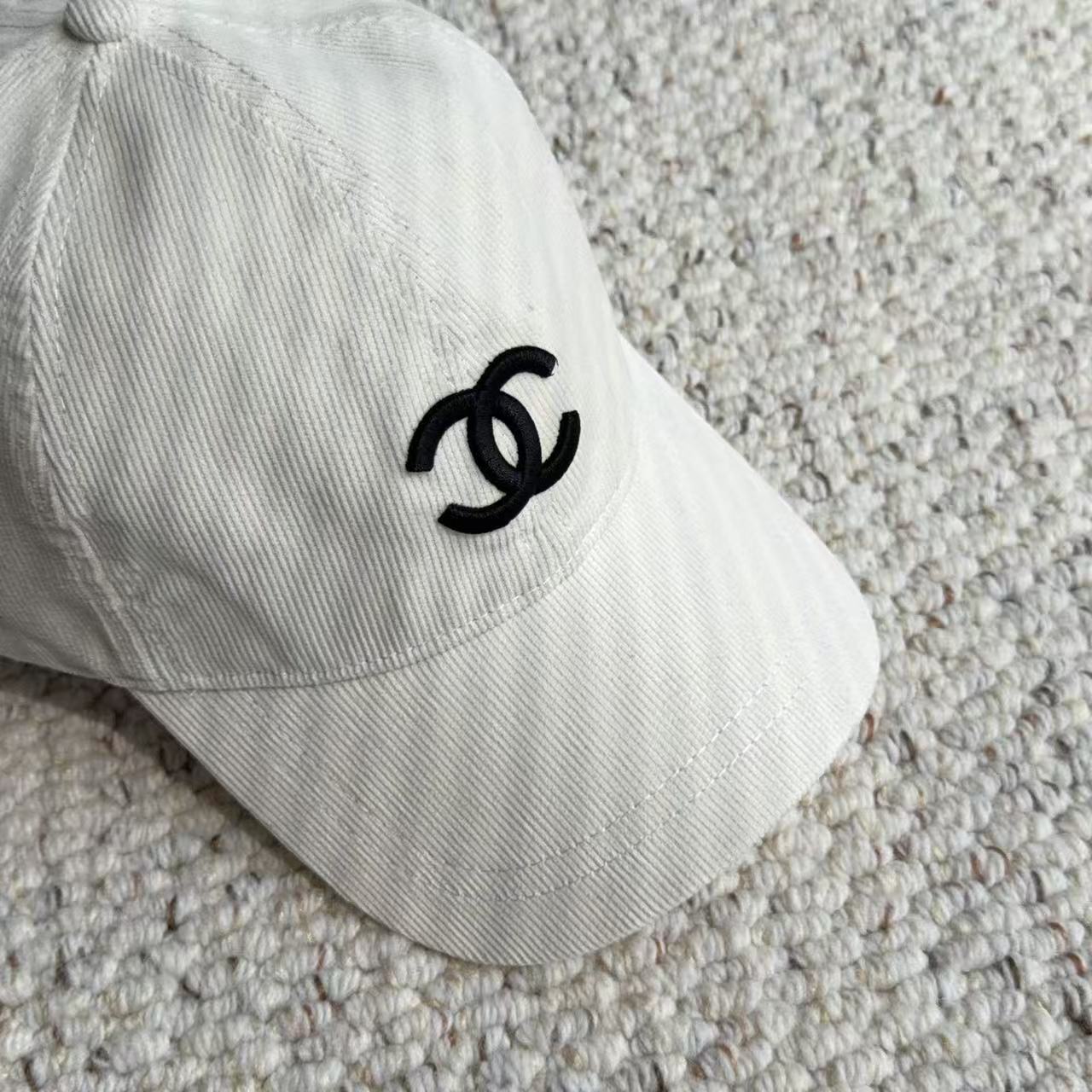 CHANE1 シンプル ダブルC ベースボールキャップ【50％割引+送料無料】
