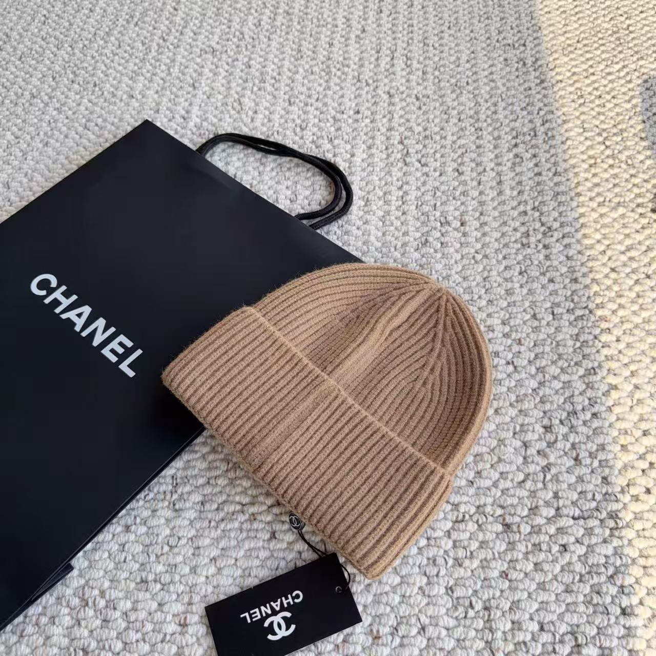 CHANE1 ダブルC ウールハット【50％割引+送料無料】