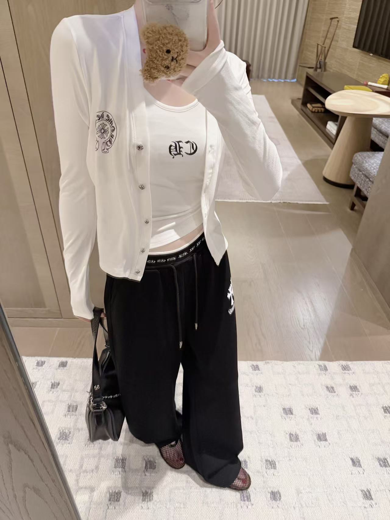 Chrome Hearts ベスト・カーディガン・パンツ 3点セット【50％割引+送料無料】