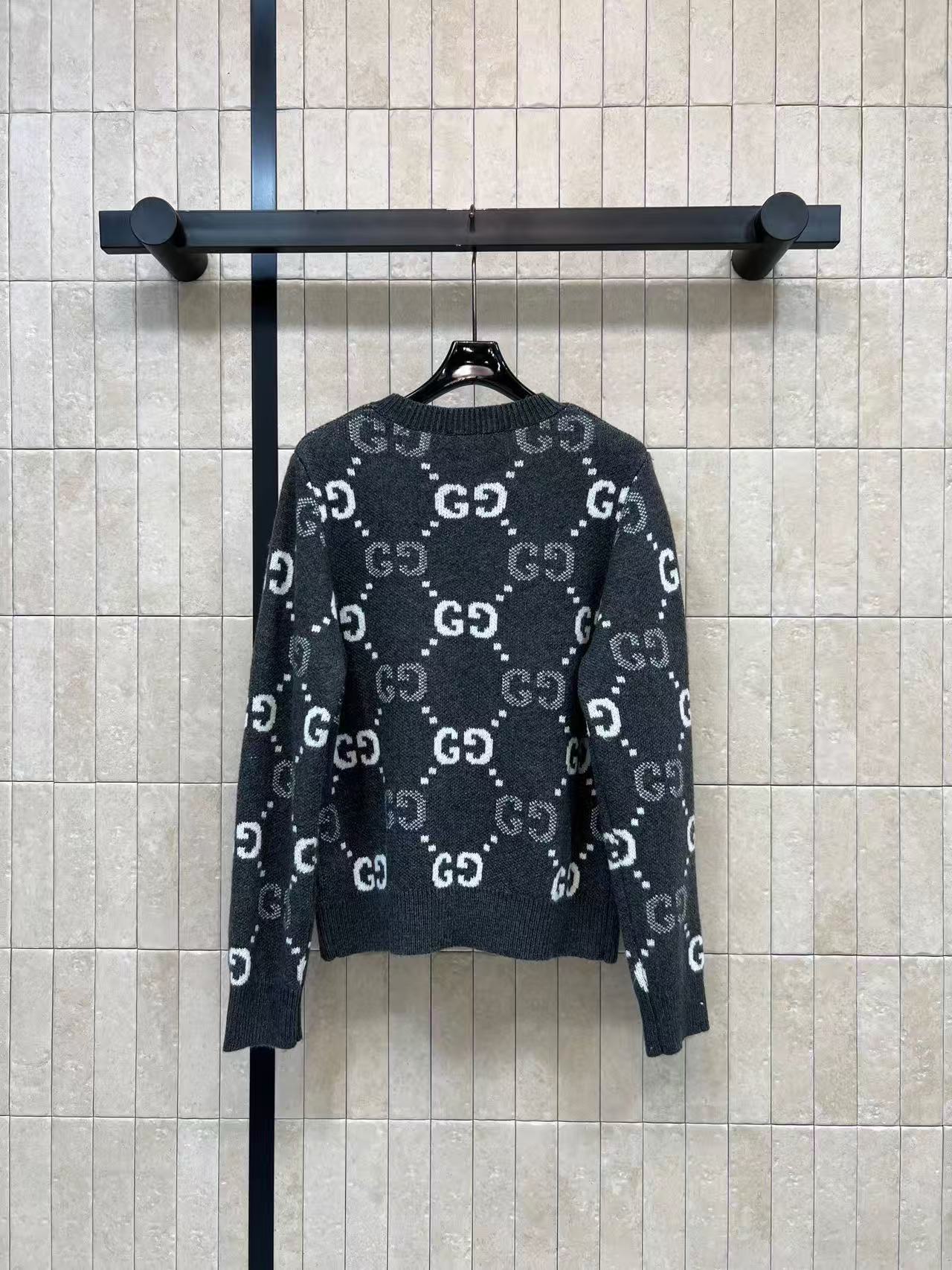 GUCCI クルーネックウールセーター【50％割引+送料無料】