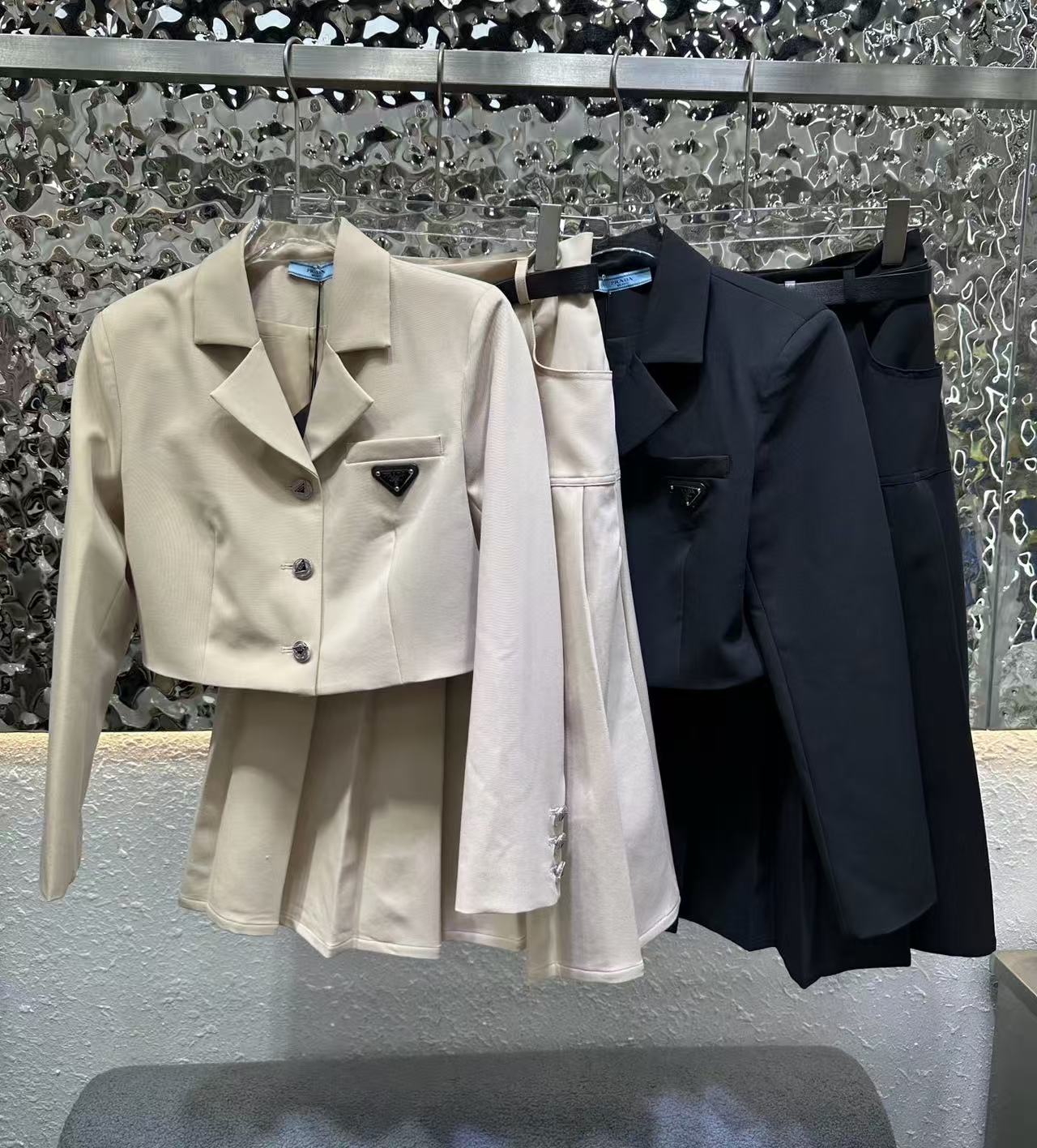 PR4DA 高品質スーツジャケット＋スカート ツーピースセット【50％割引+送料無料】