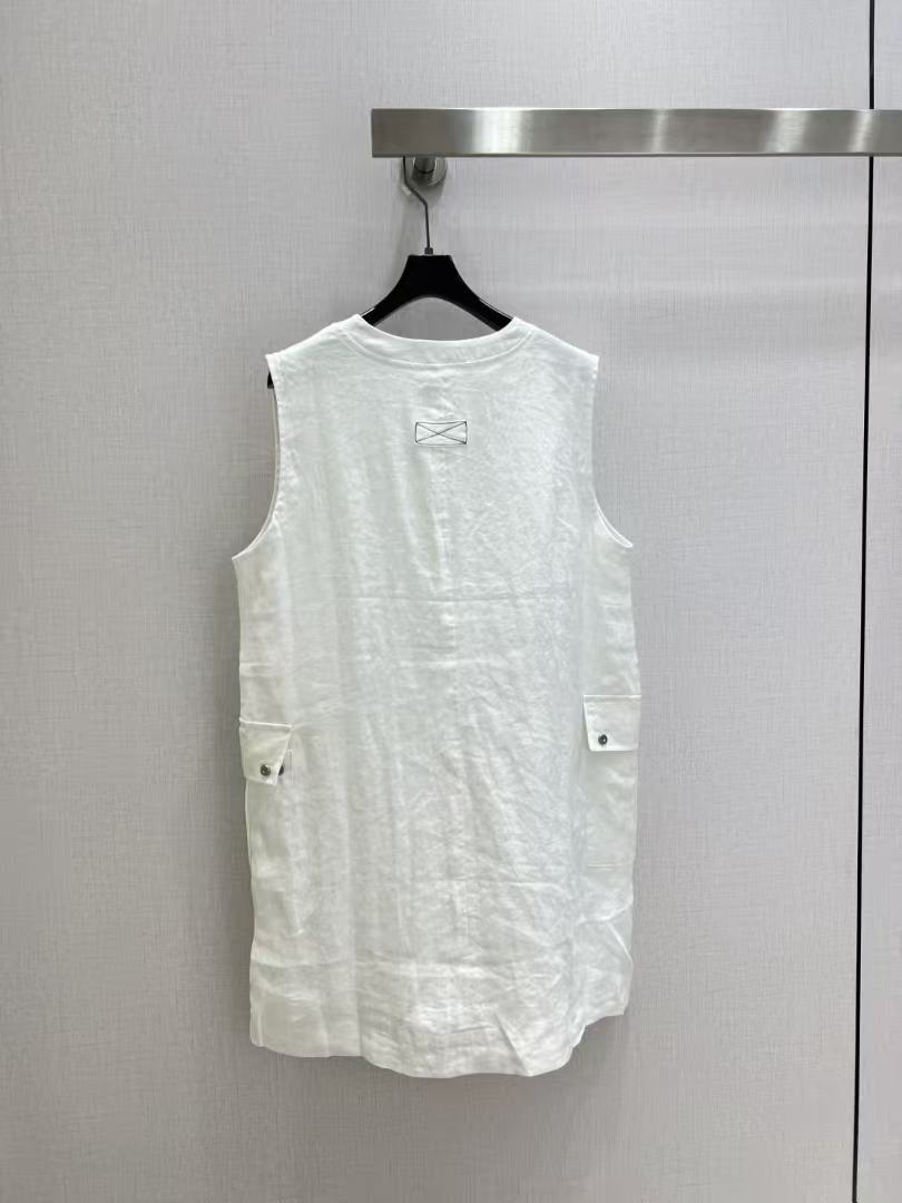 LVシンプルなVネックベストドレス【50％割引+送料無料】