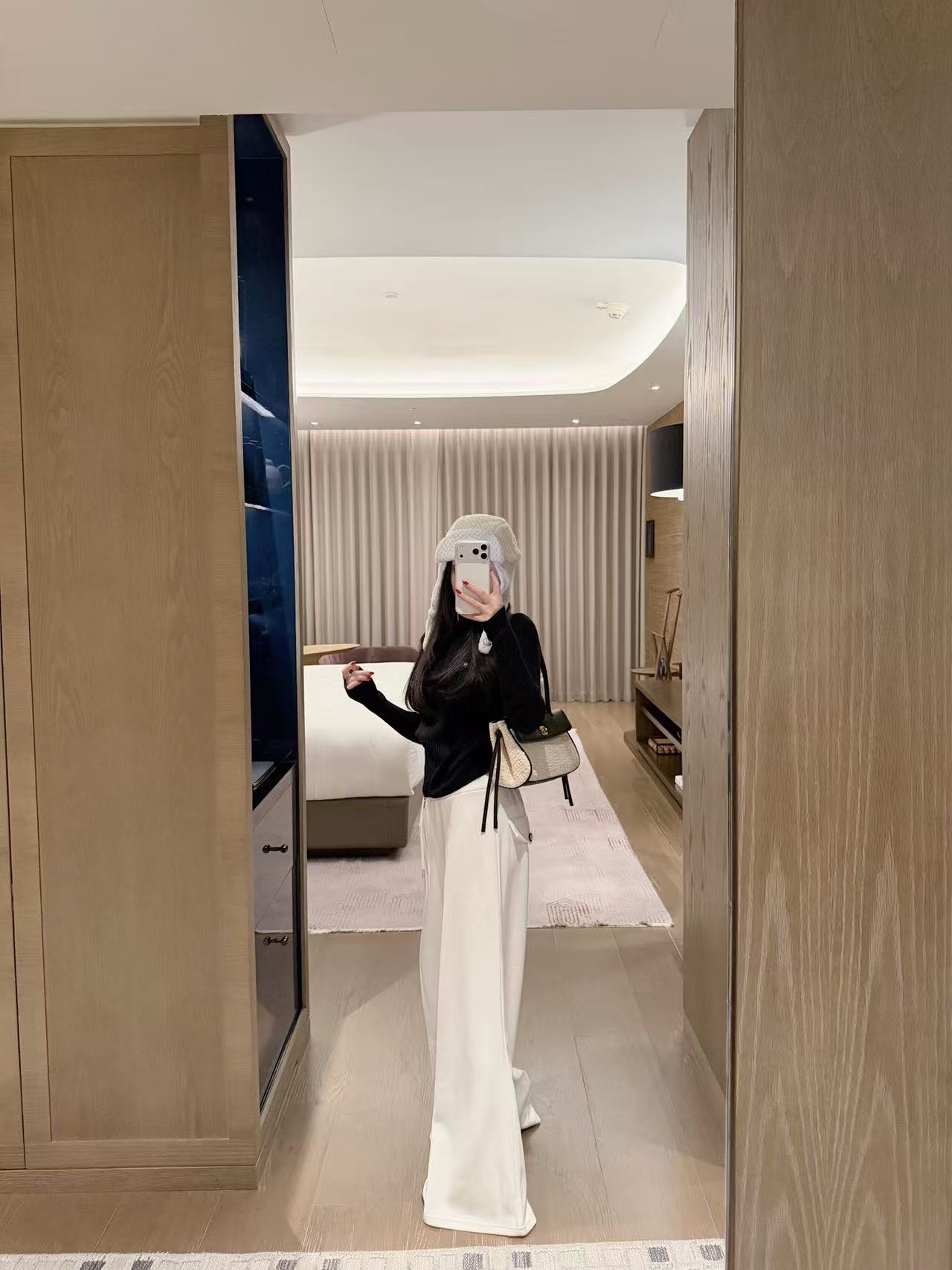 CHANE1 シンプルダブルCカジュアルパンツ【50％割引+送料無料】