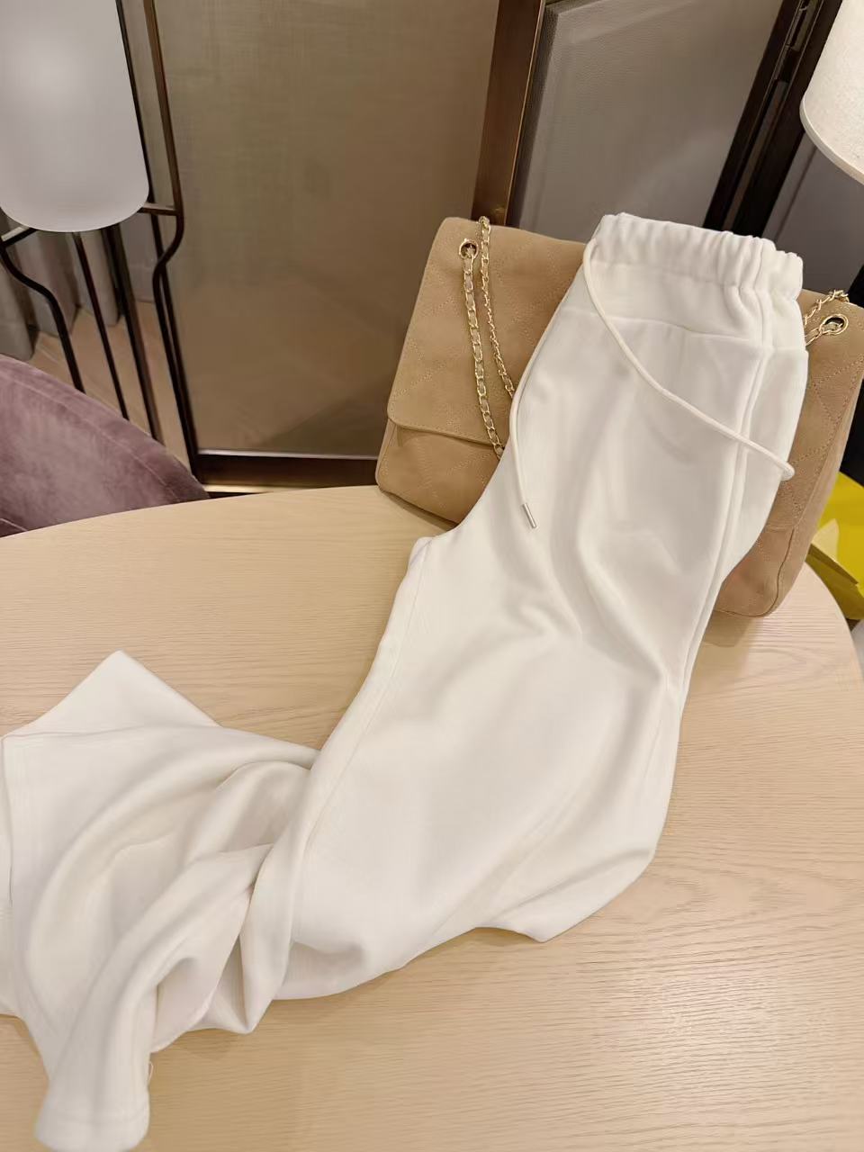 CHANE1 シンプルダブルCカジュアルパンツ【50％割引+送料無料】