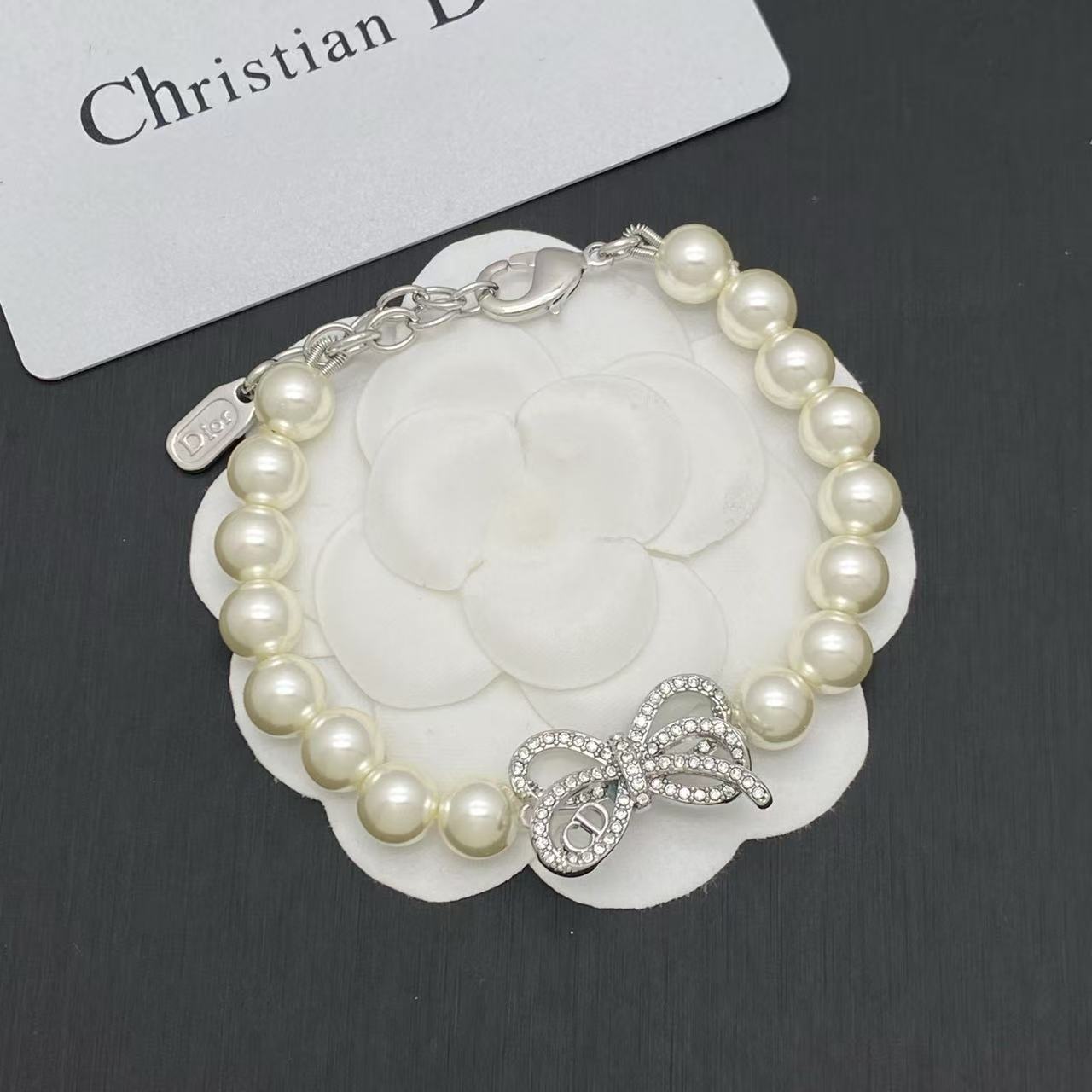 CHANEL ダイヤモンド＆パール ブレスレット＋ネックレス 2点セット【50％割引+送料無料】
