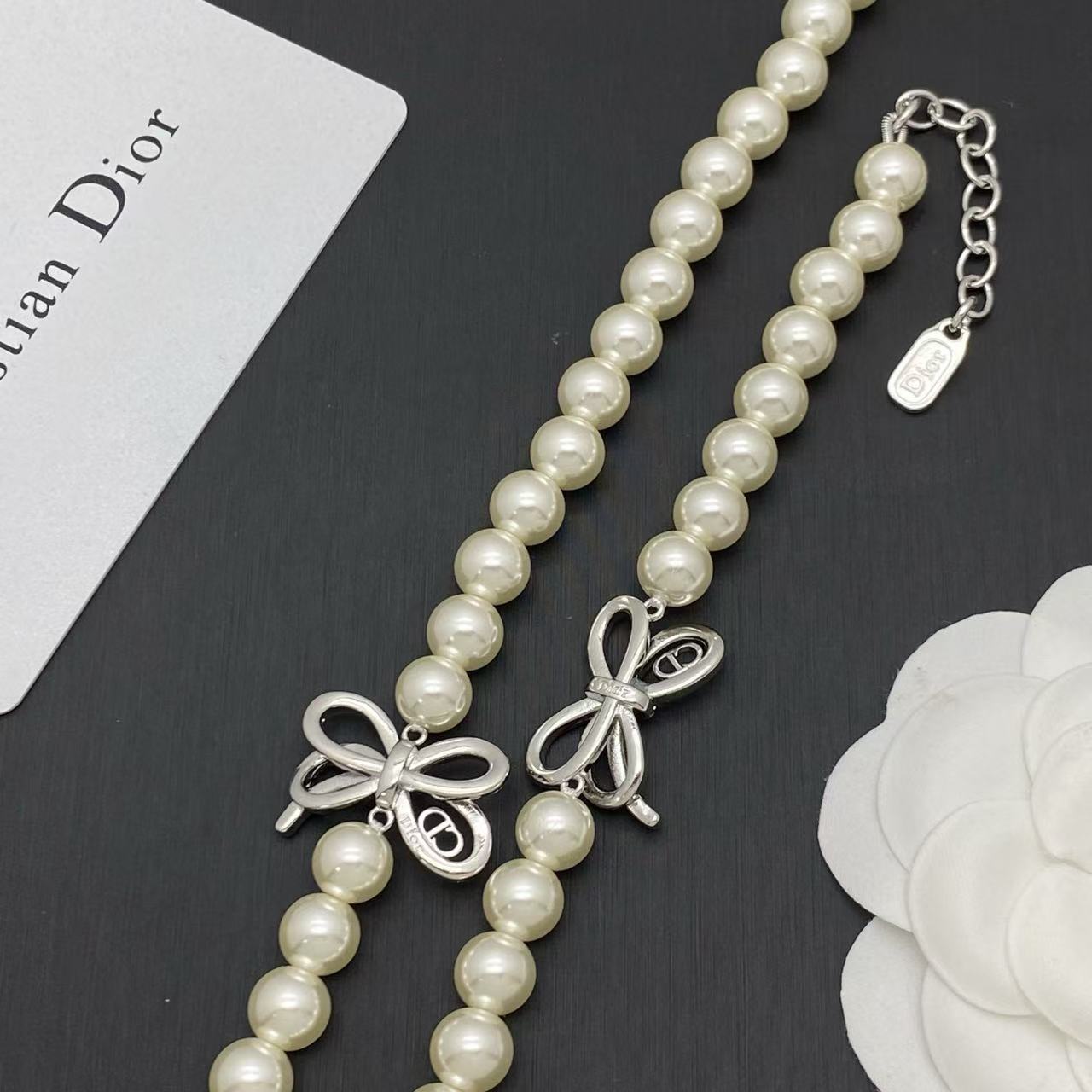 CHANEL ダイヤモンド＆パール ブレスレット＋ネックレス 2点セット【50％割引+送料無料】