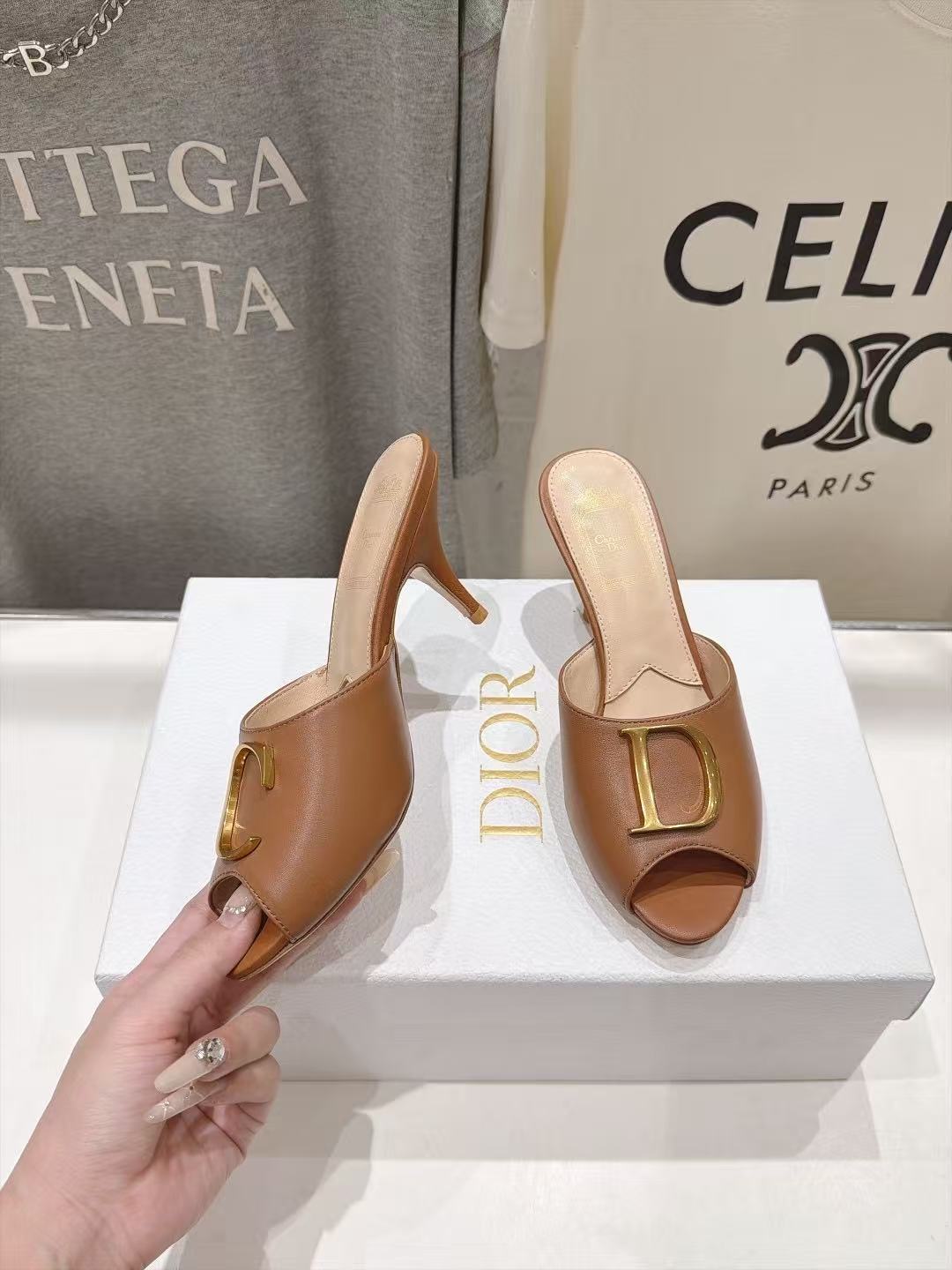 DIOR 高品質ラムスキン ローヒールシューズ【50％割引+送料無料】
