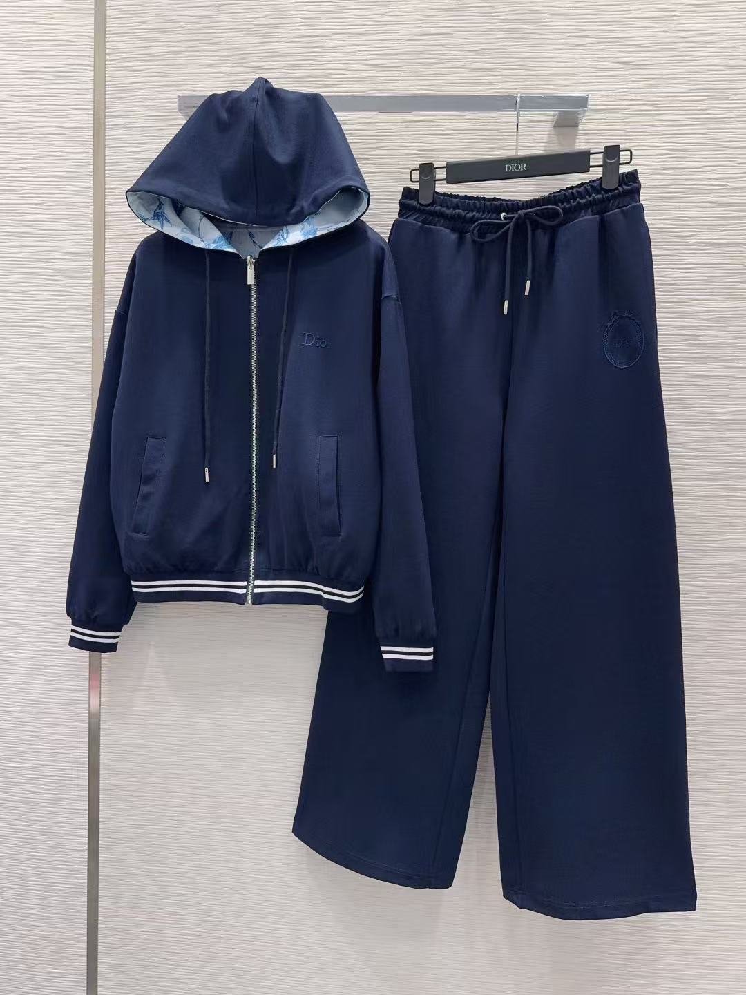 DIOR 両面プリント ジャケット＆パンツ セットアップ【50％割引+送料無料】