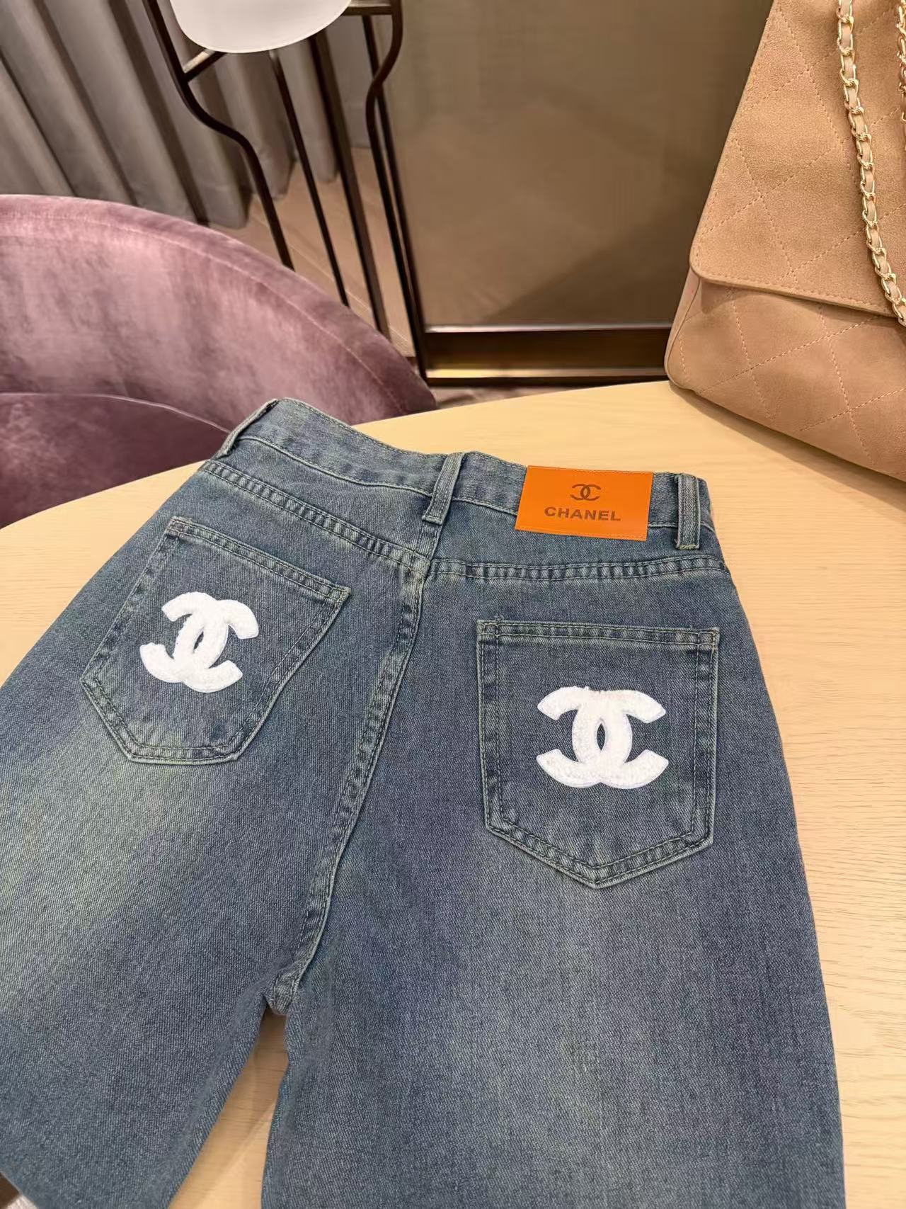 CHANE1 ダブルCジーンズ【50％割引+送料無料】