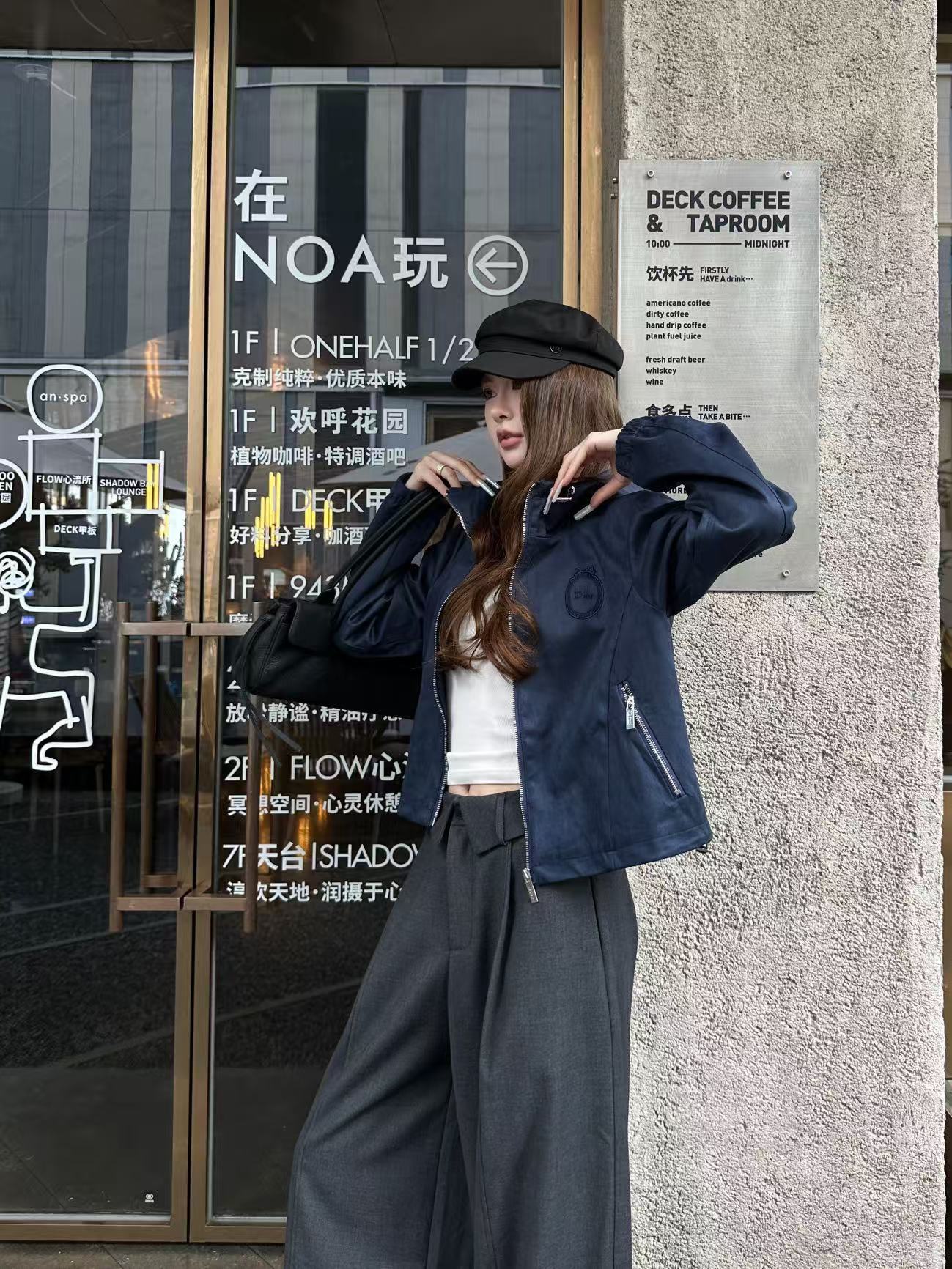 DIOR 刺繍ロゴ入りディアスキン・フーデッドジャケット【50％割引+送料無料】