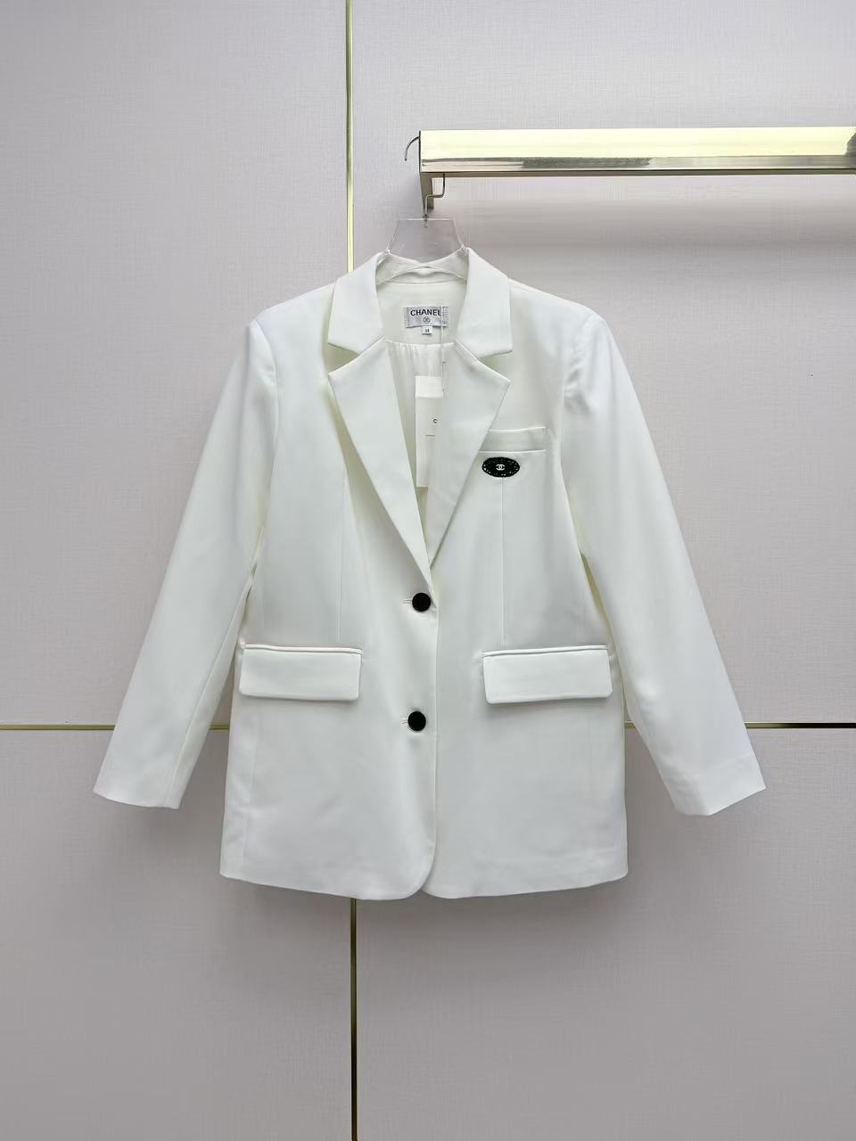 CHANE1 ダブルC シンプルスーツジャケット【50％割引+送料無料】