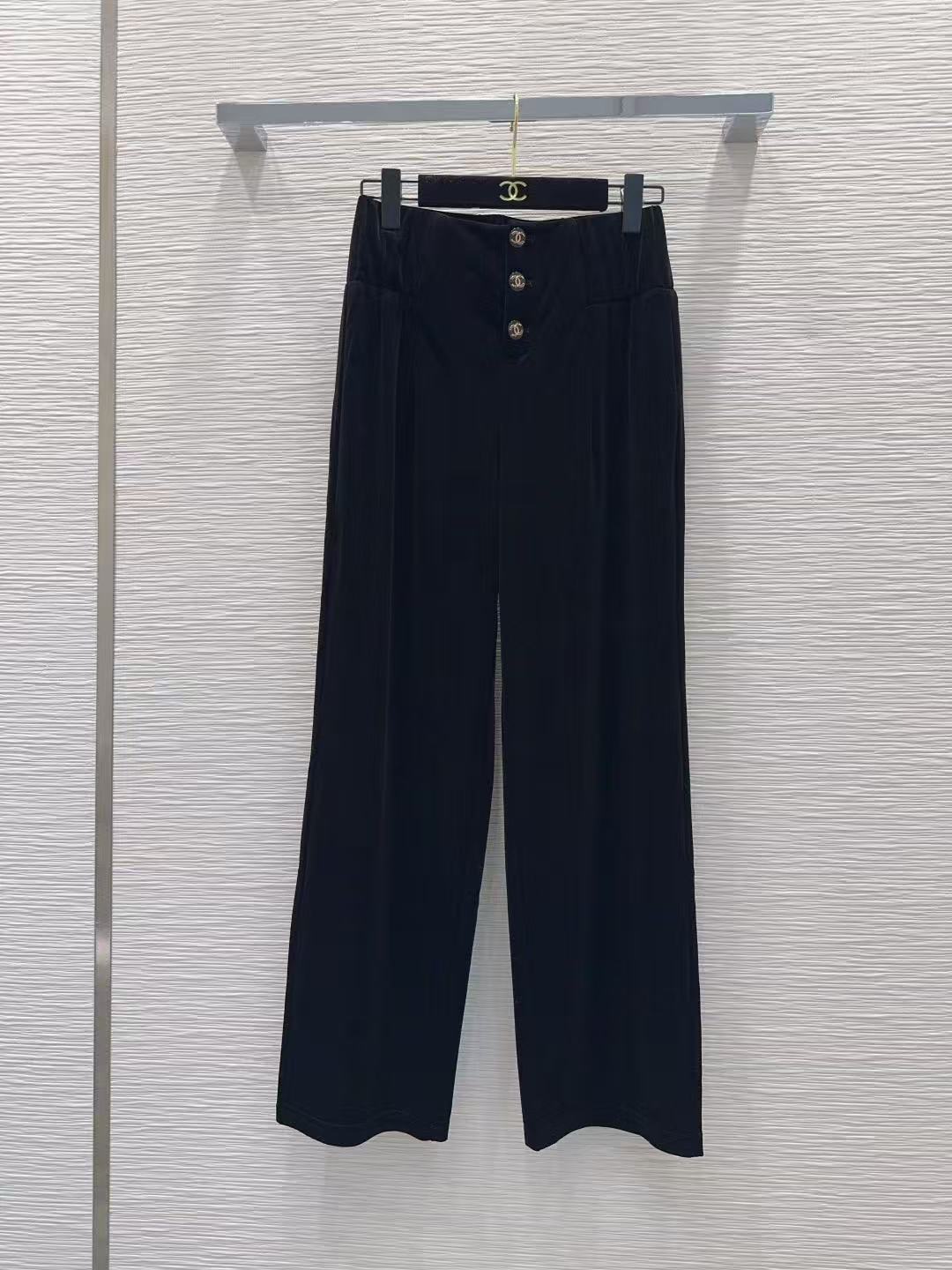 CHANEL ベルベットジャケット＆パンツ セットアップ【50％割引+送料無料】