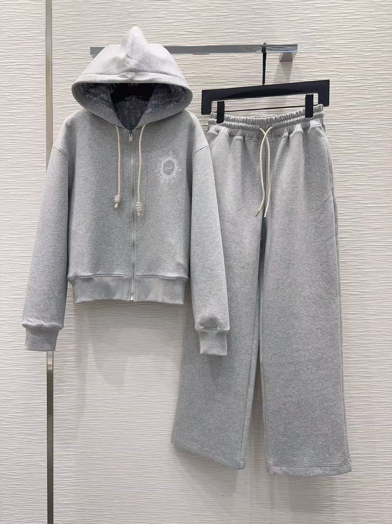 DIOR ジップアップジャケット＆パンツ セットアップ【50％割引+送料無料】