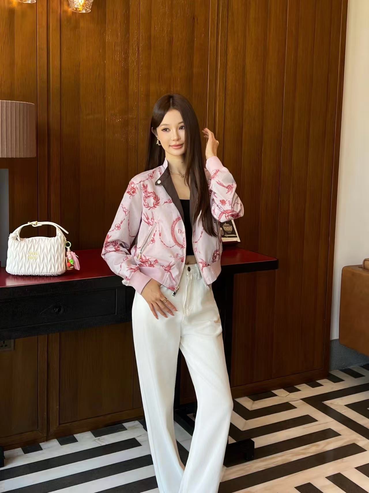 DIOR リバーシブル プリントジャケット【50％割引+送料無料】
