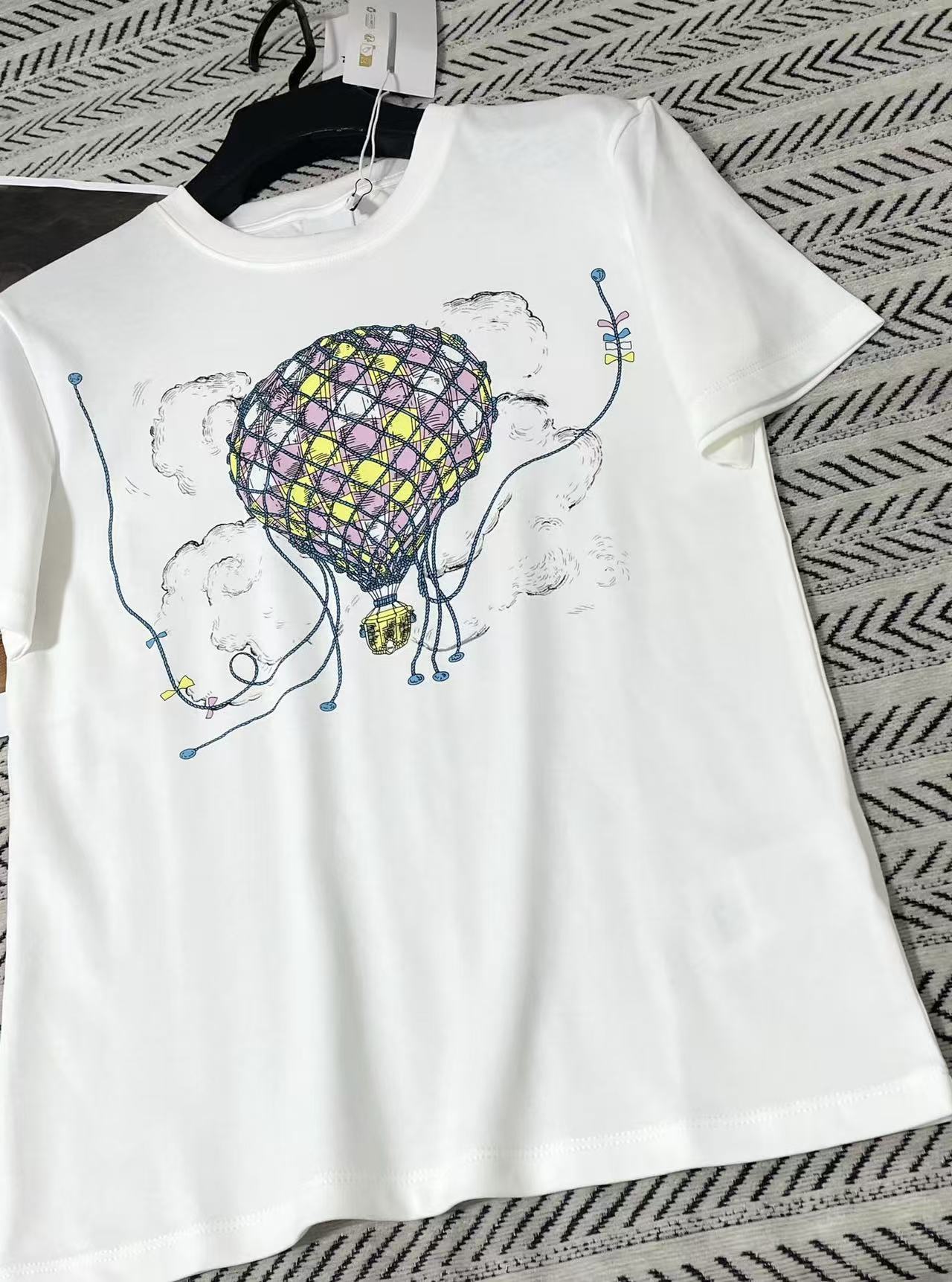 DI0R熱気球プリントTシャツ【50％割引+送料無料】