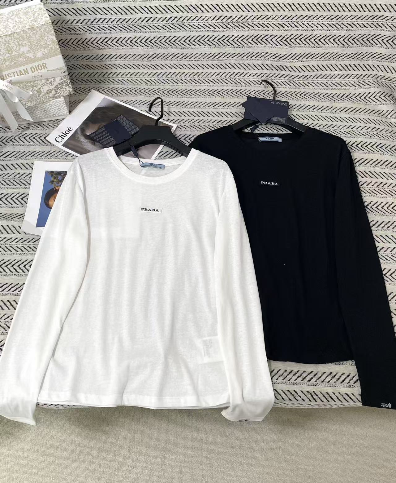 PR4DA シンプルレター長袖Tシャツ【50％割引+送料無料】