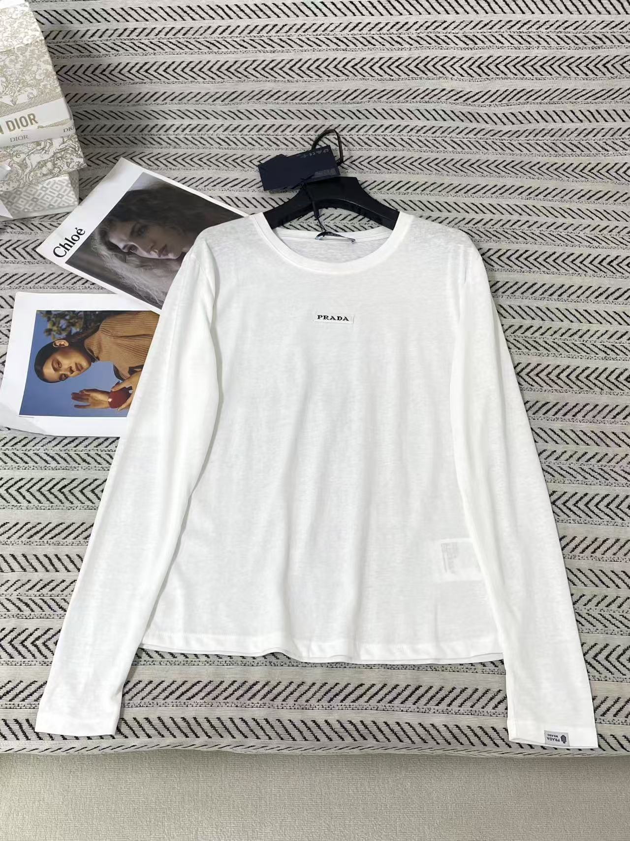 PR4DA シンプルレター長袖Tシャツ【50％割引+送料無料】