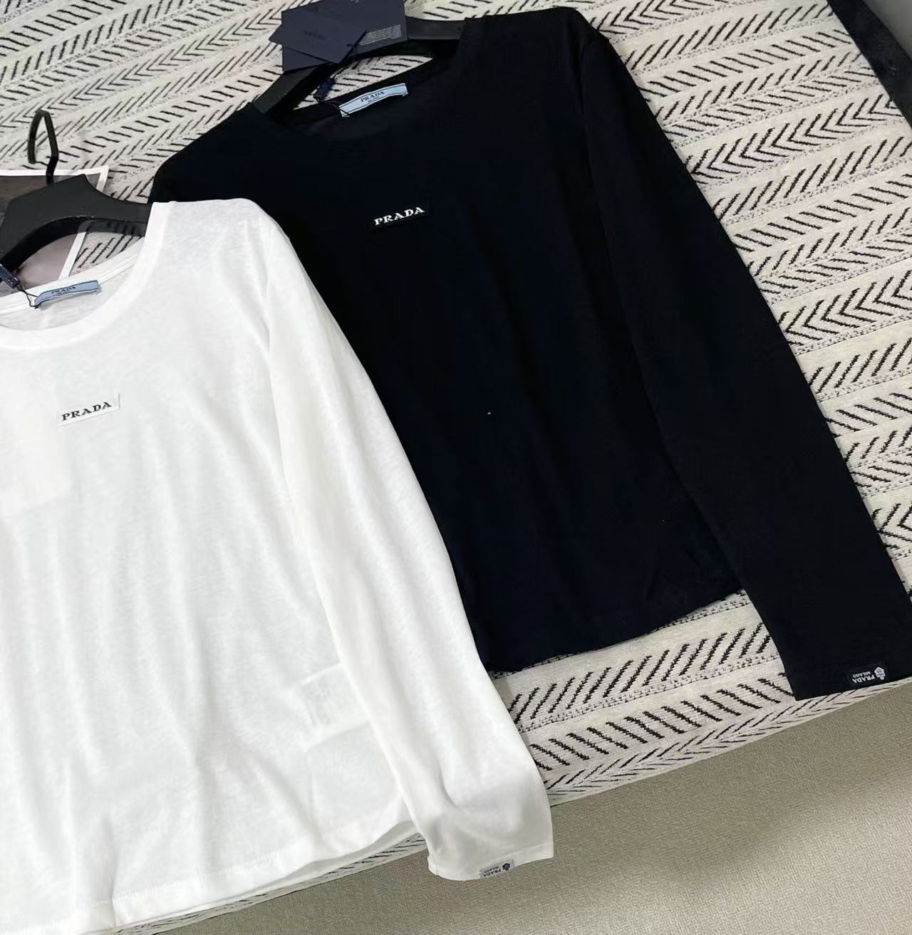 PR4DA シンプルレター長袖Tシャツ【50％割引+送料無料】