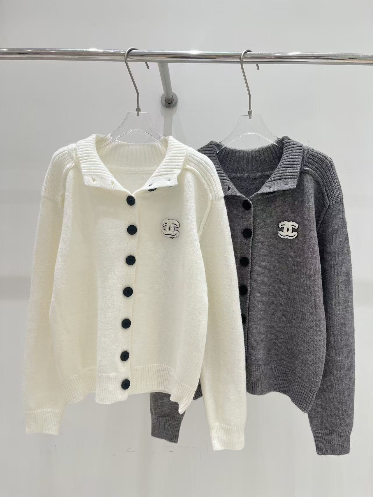 CHANEL ダブルC ウールカーディガン【50％割引+送料無料】
