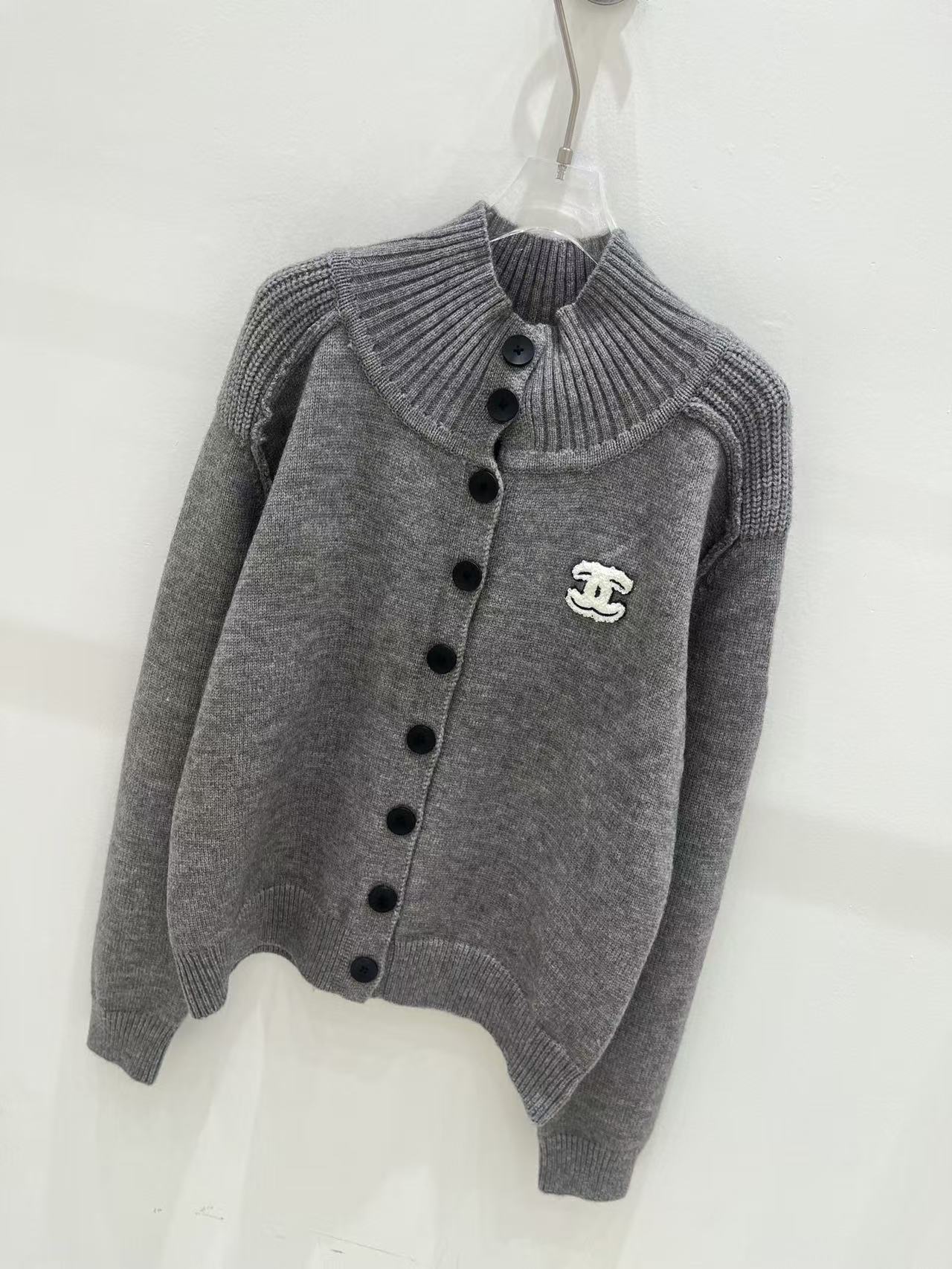 CHANEL ダブルC ウールカーディガン【50％割引+送料無料】