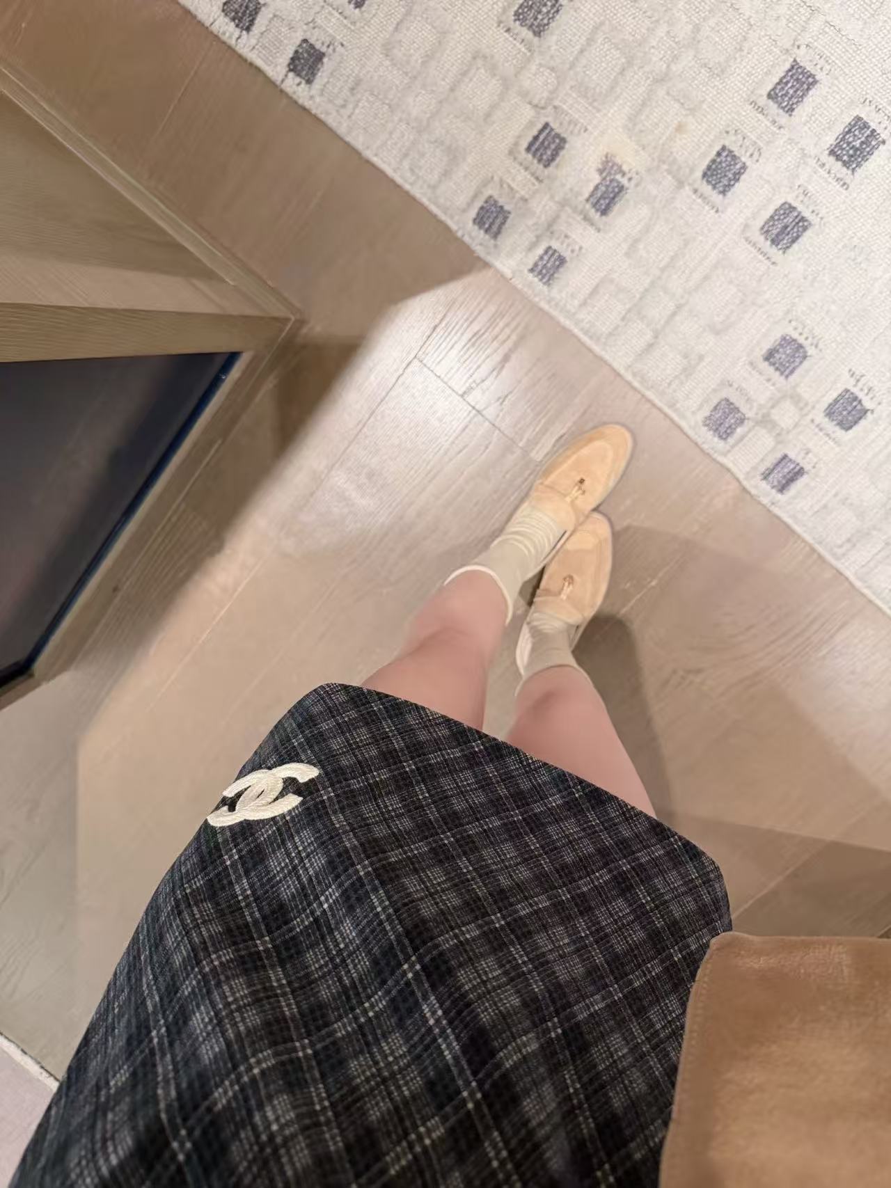 CHANEL ココマーク 長袖Tシャツ＆パンツ セットアップ【50％割引+送料無料】