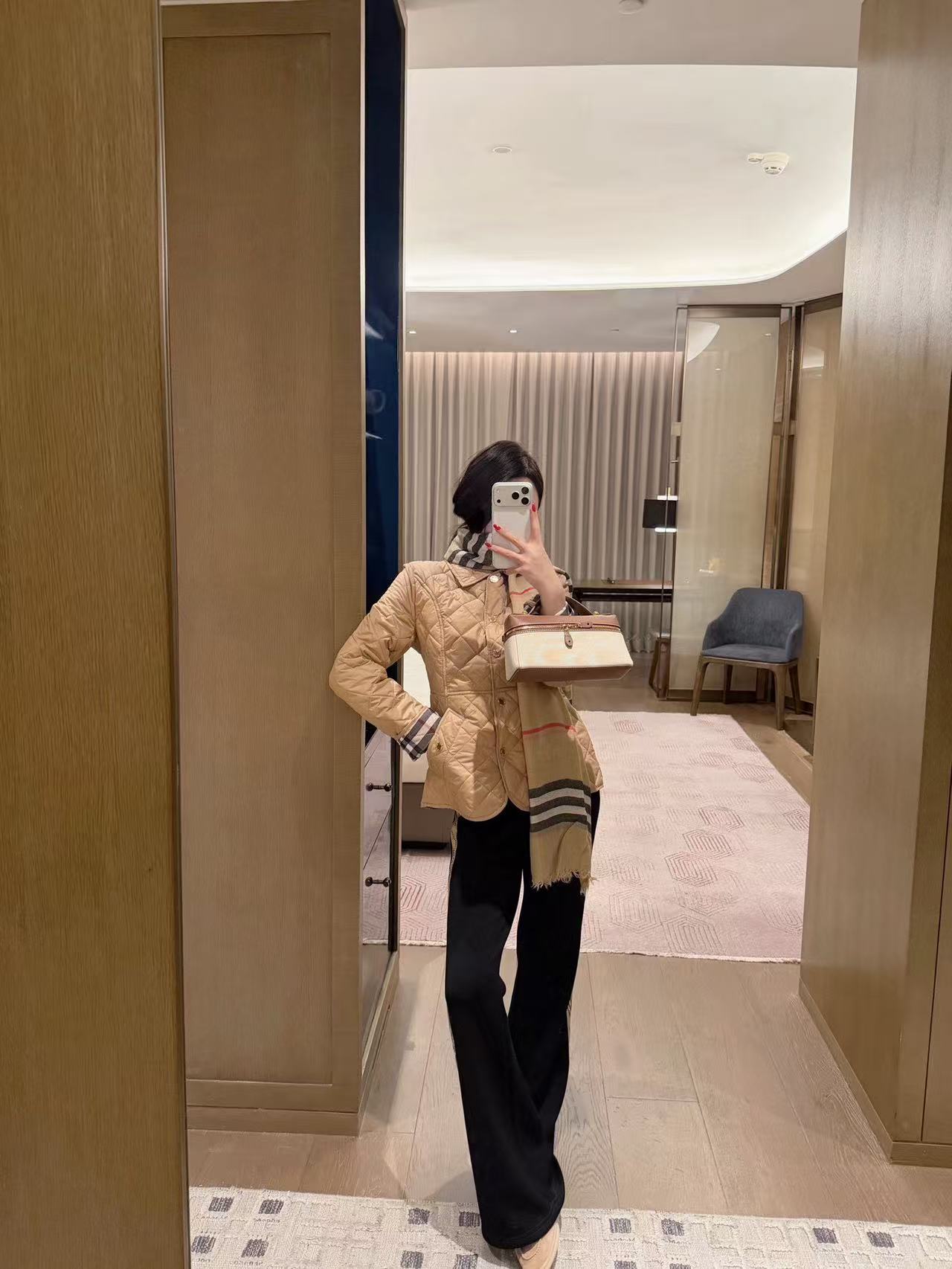 BURBERRY チェック柄 メタルボタン ジャケット【50％割引+送料無料】