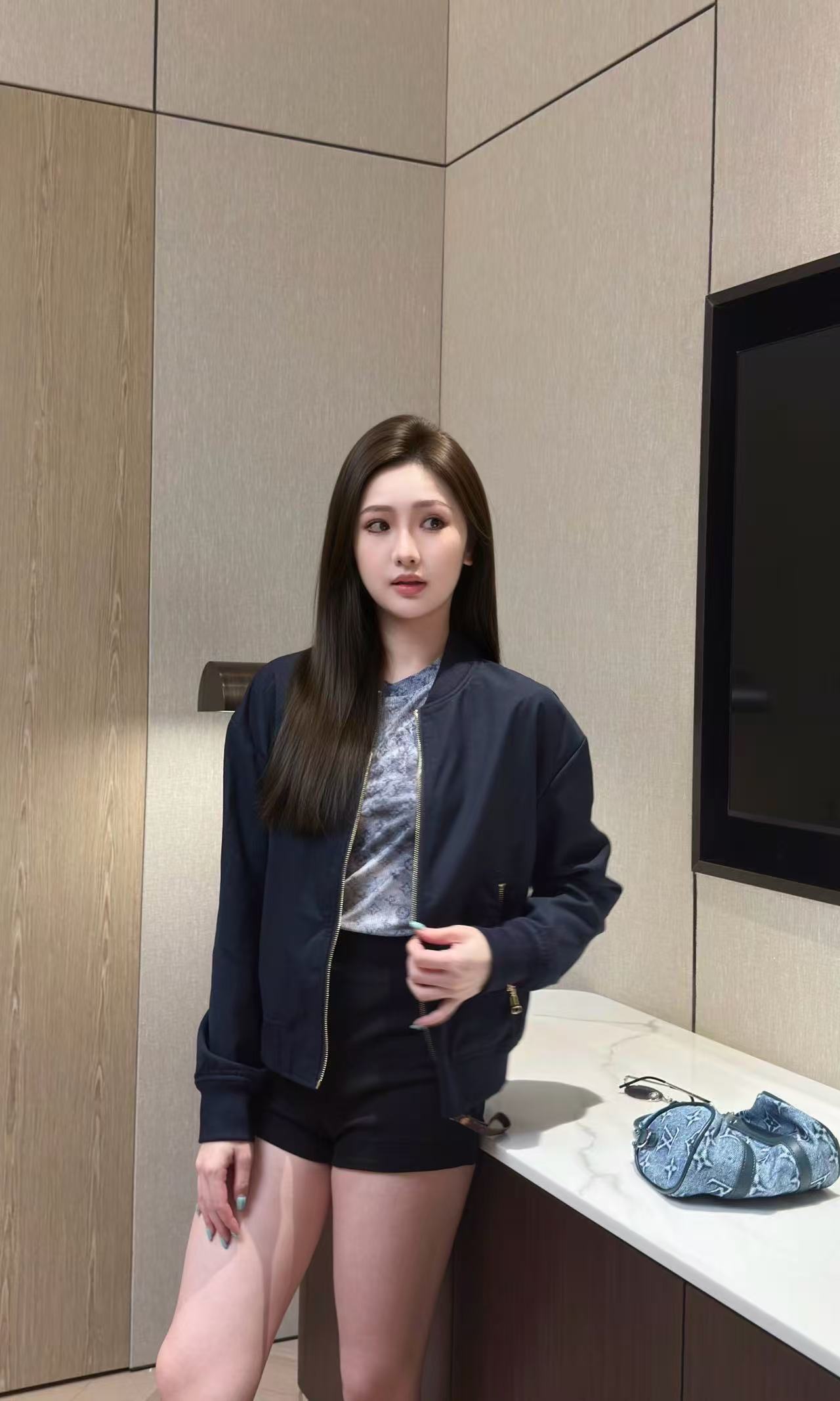 DIOR 高品質両面プリント・ジップアップジャケット【50％割引+送料無料】