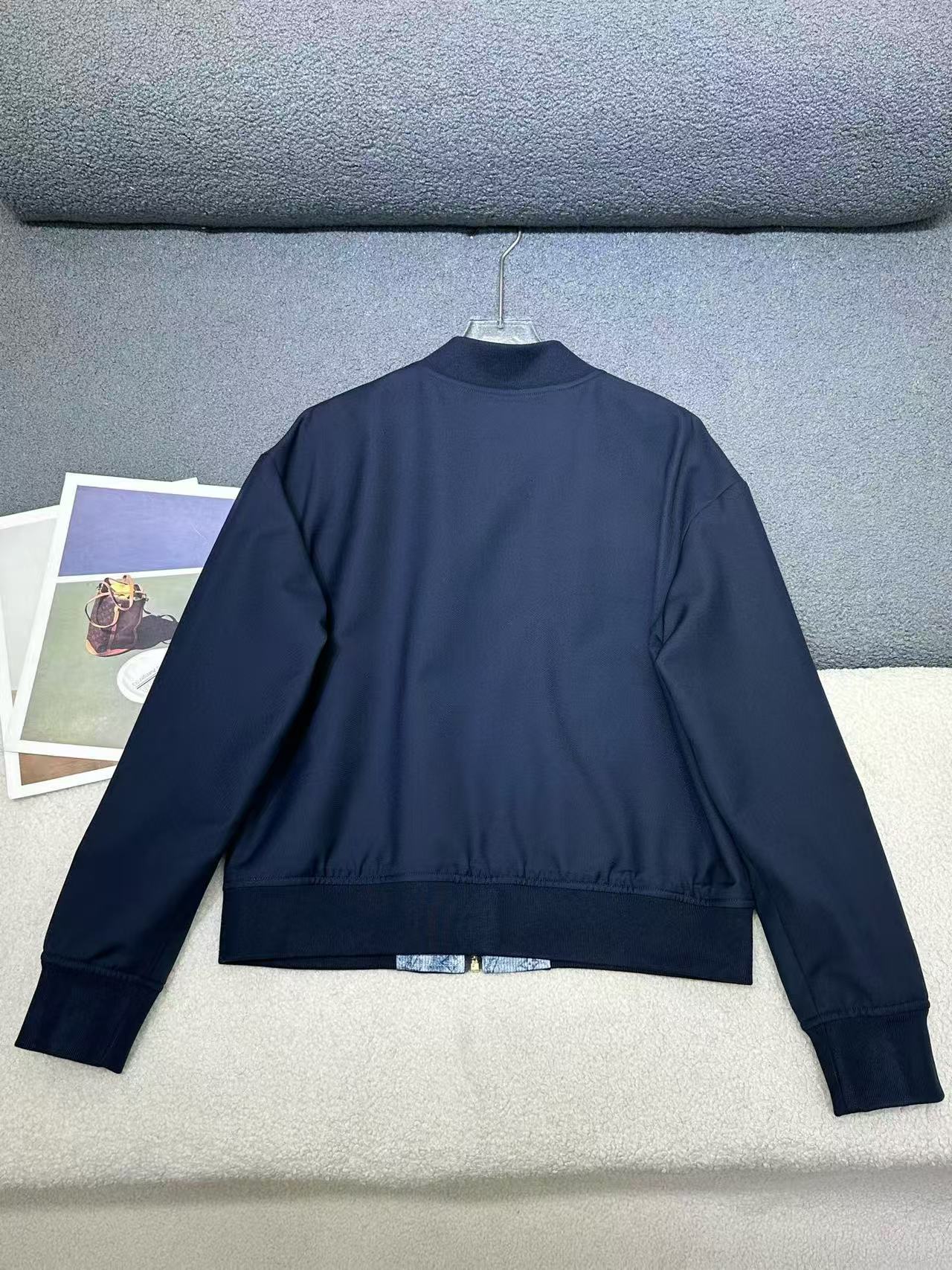 DIOR 高品質両面プリント・ジップアップジャケット【50％割引+送料無料】