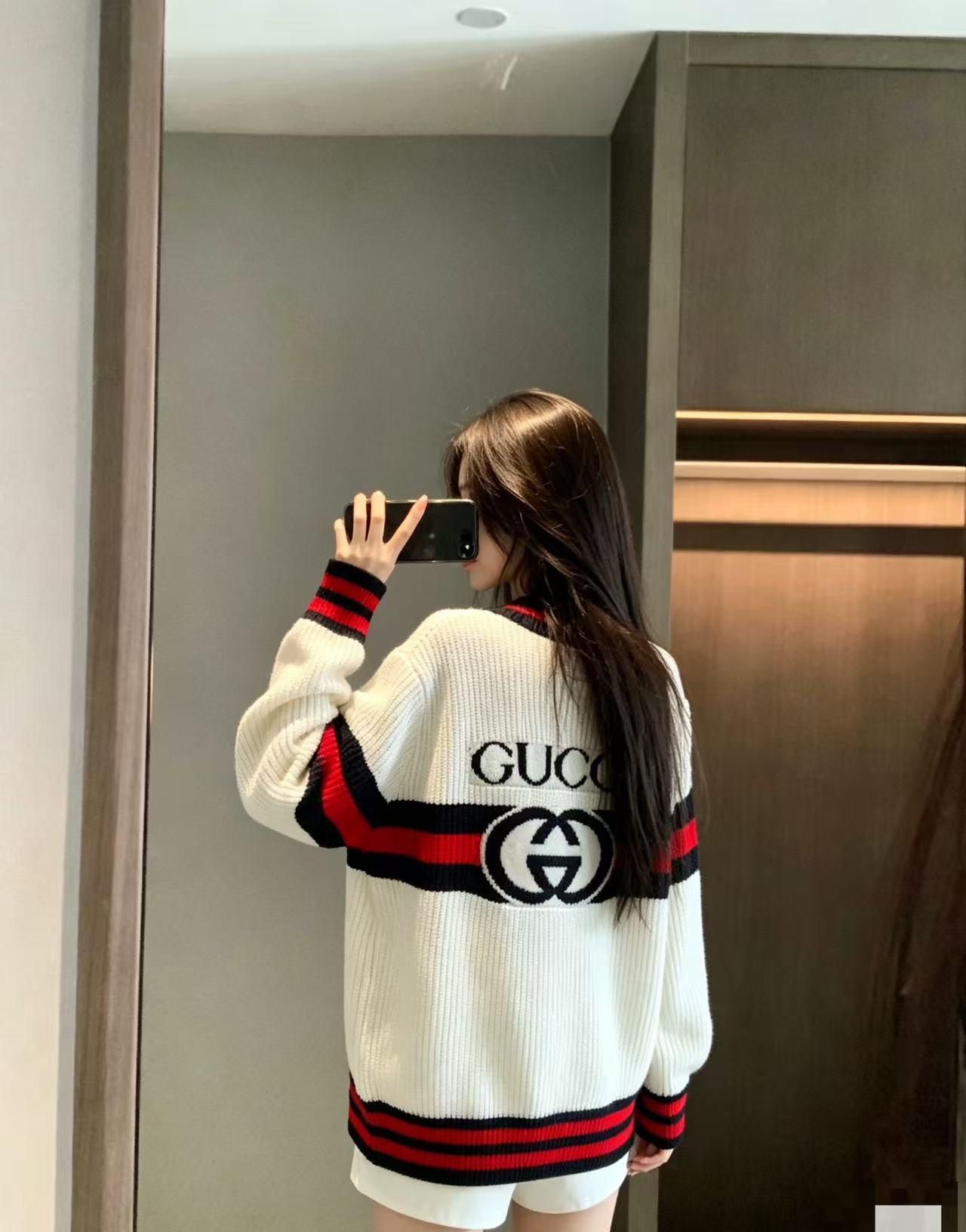 GUCCI カラーウールカーディガン【50％割引+送料無料】