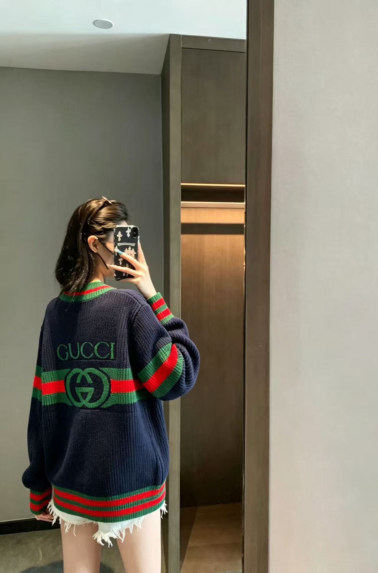 GUCCI カラーウールカーディガン【50％割引+送料無料】