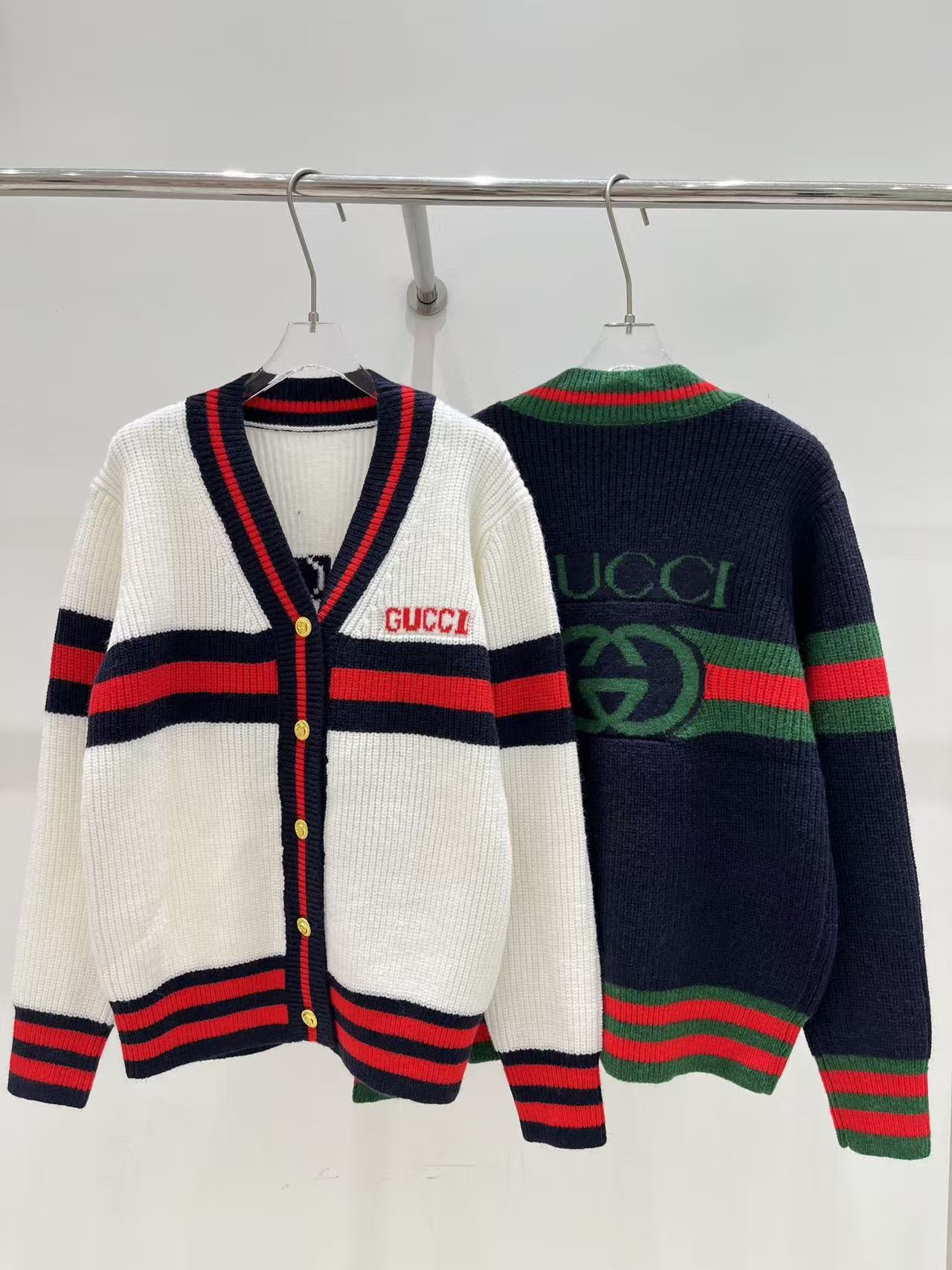 GUCCI カラーウールカーディガン【50％割引+送料無料】