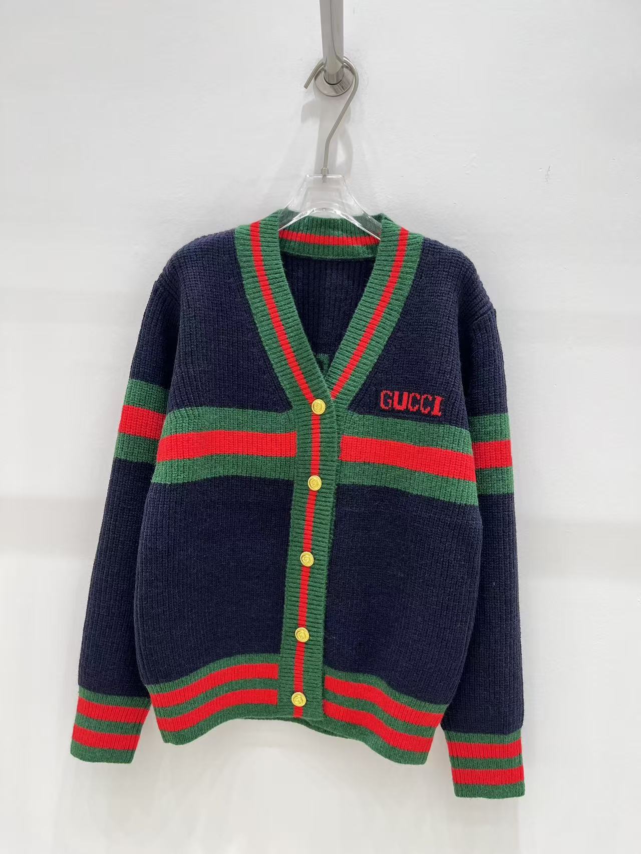 GUCCI カラーウールカーディガン【50％割引+送料無料】