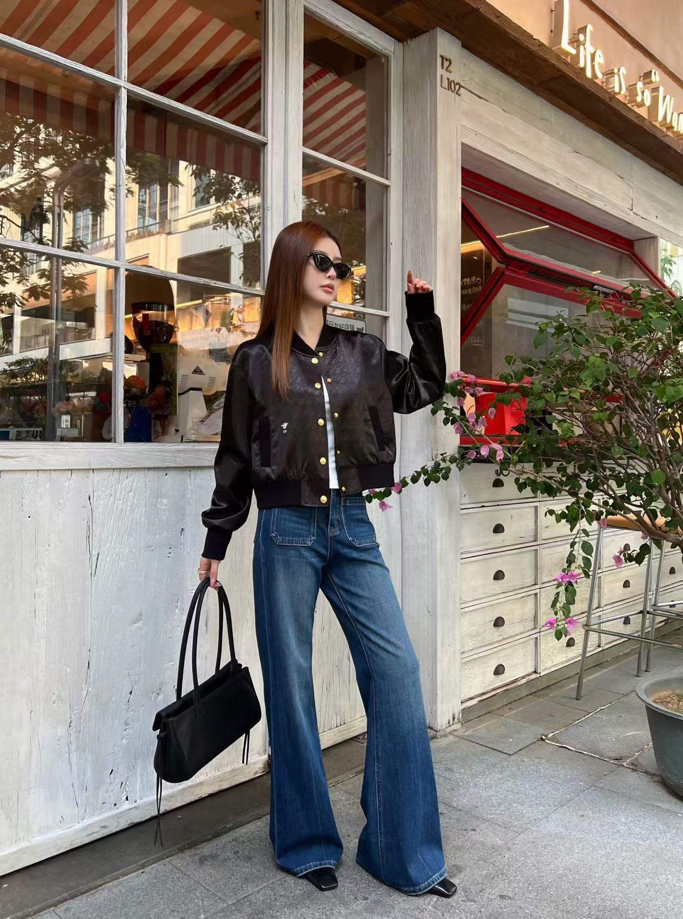 DIOR ジャカード ボタンジャケット【50％割引+送料無料】