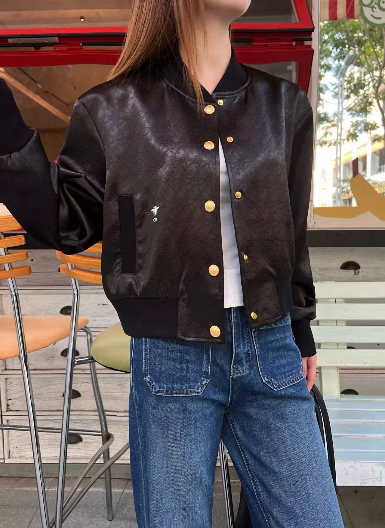 DIOR ジャカード ボタンジャケット【50％割引+送料無料】