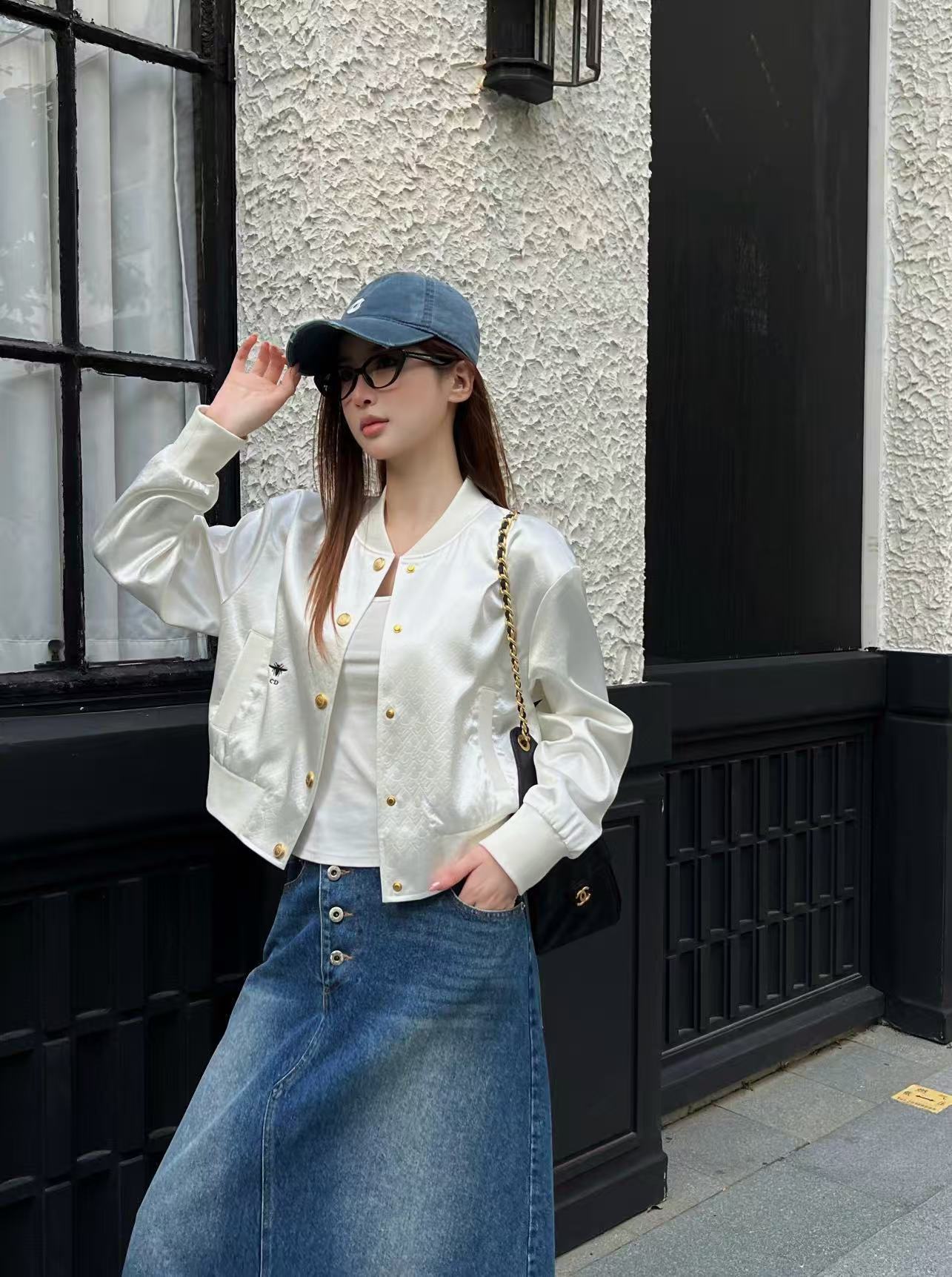 DIOR ジャカード ボタンジャケット【50％割引+送料無料】
