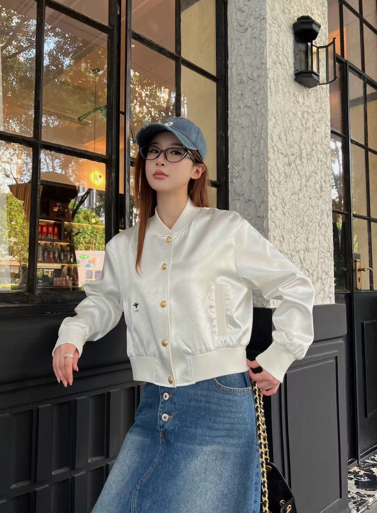 DIOR ジャカード ボタンジャケット【50％割引+送料無料】
