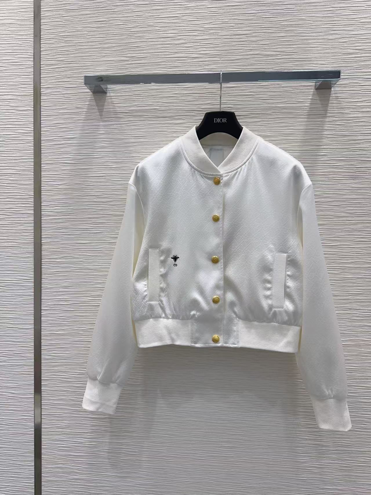 DIOR ジャカード ボタンジャケット【50％割引+送料無料】