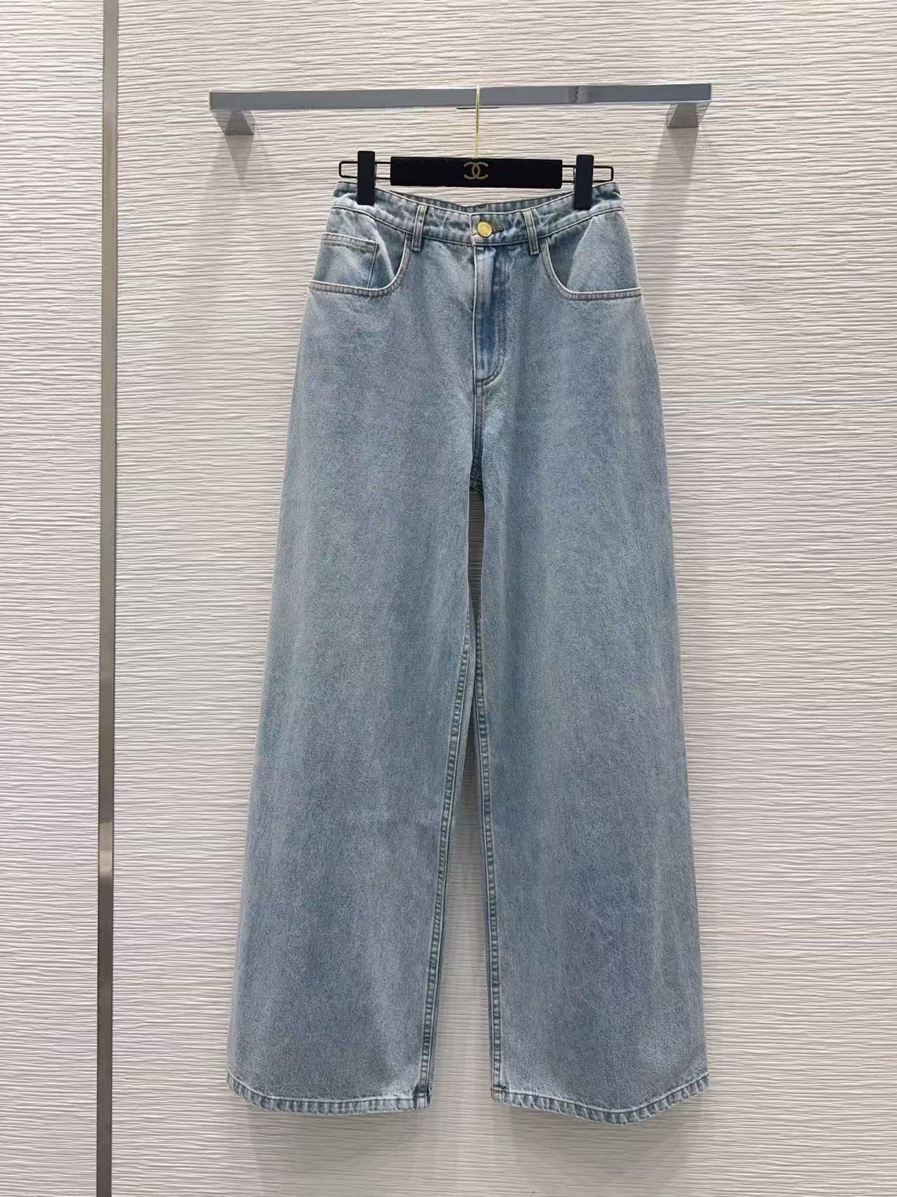 CHANE1 ダブルC シャツ＋パンツ ツーピースセット【50％割引+送料無料】