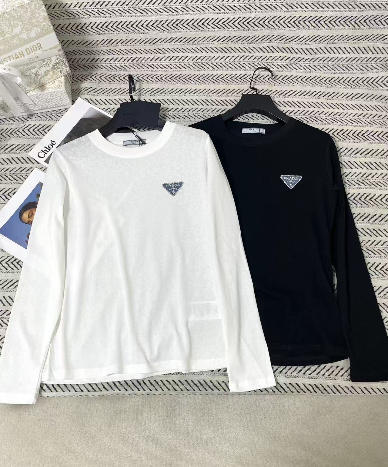 PR4DA トライアングルロゴ長袖Tシャツ【50％割引+送料無料】