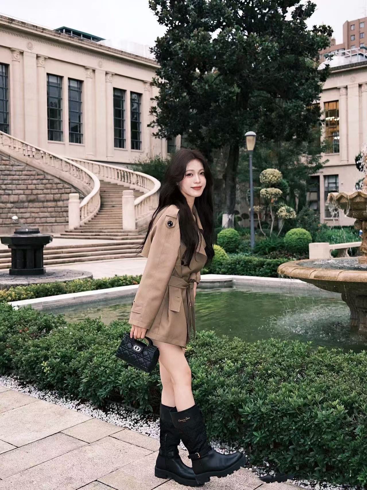 DIOR 高品質牛革ロングブーツ【50％割引+送料無料】