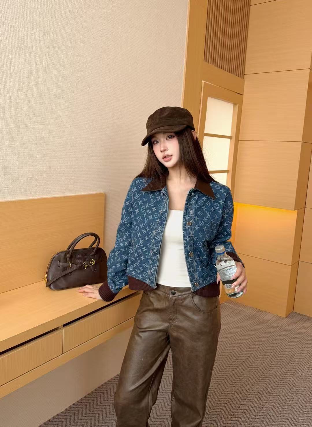 LV ジャカードデニムジャケット【50％割引+送料無料】
