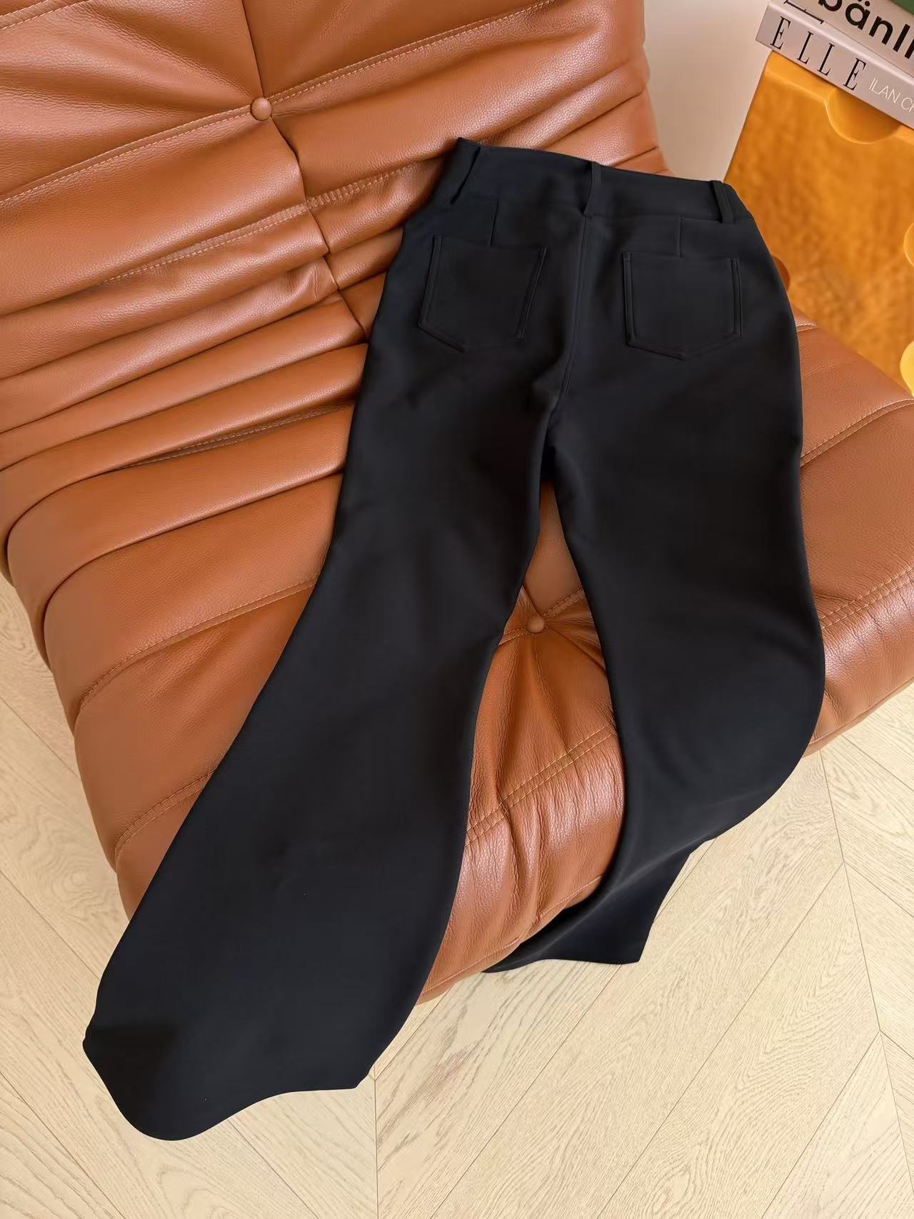 LV シンプルなフレアパンツ【50％割引+送料無料】