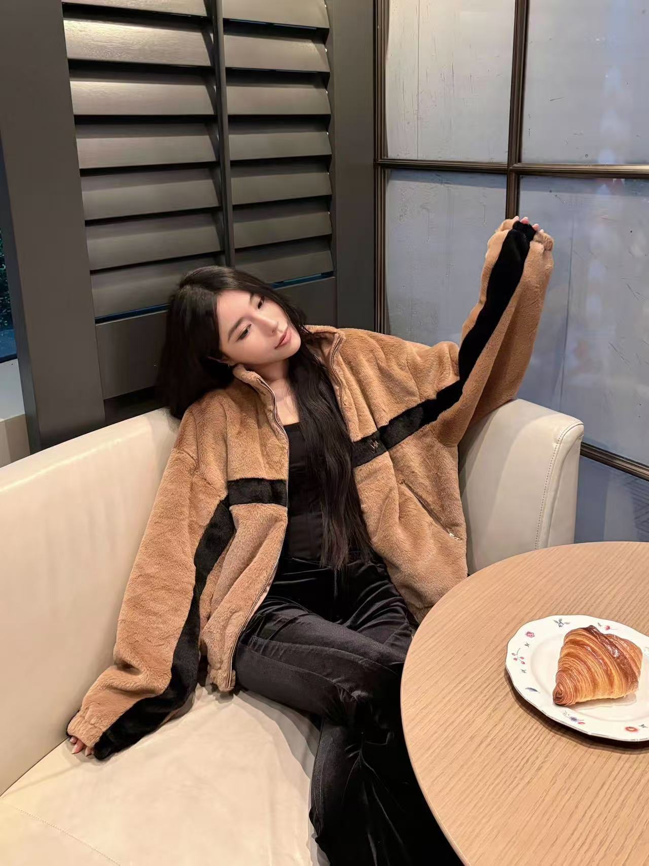 YSLのカラーブロックウールコート【50％割引+送料無料】